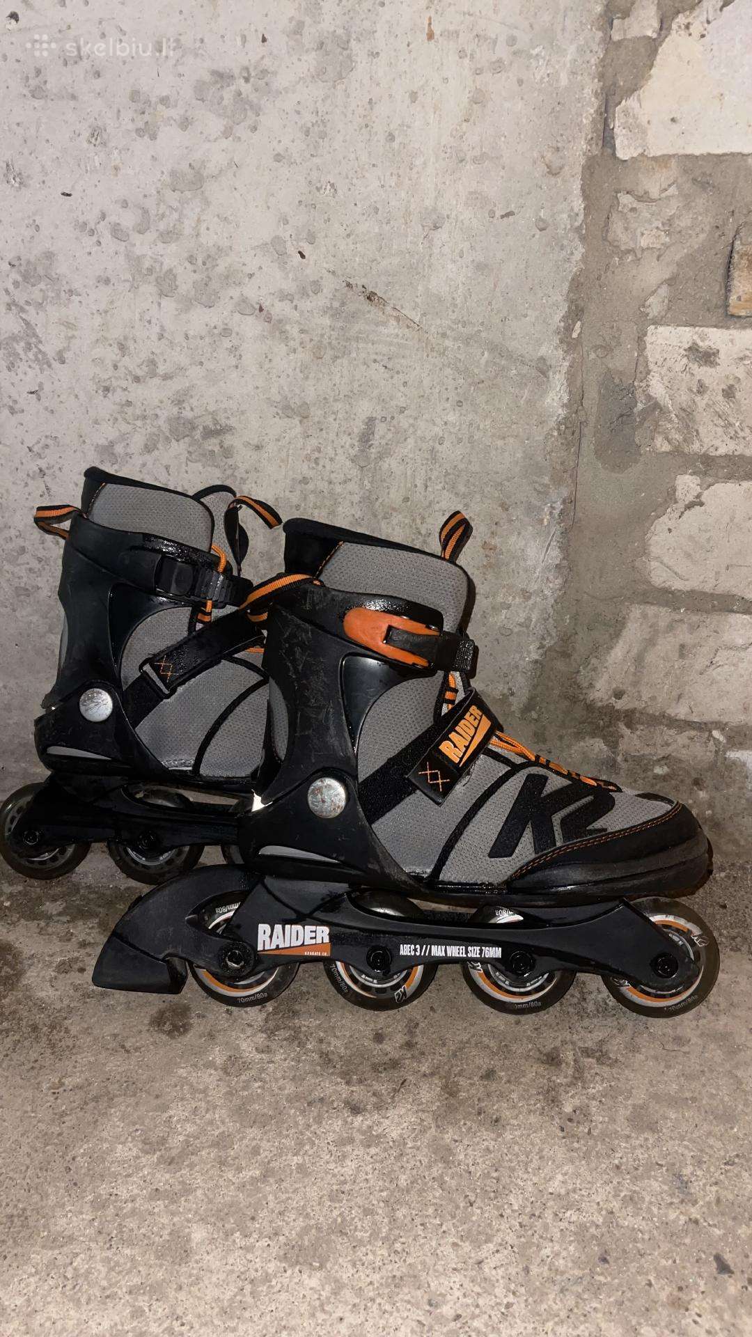 K2 Raider riedučiai, Eu35–40, reguliuojamas dydis