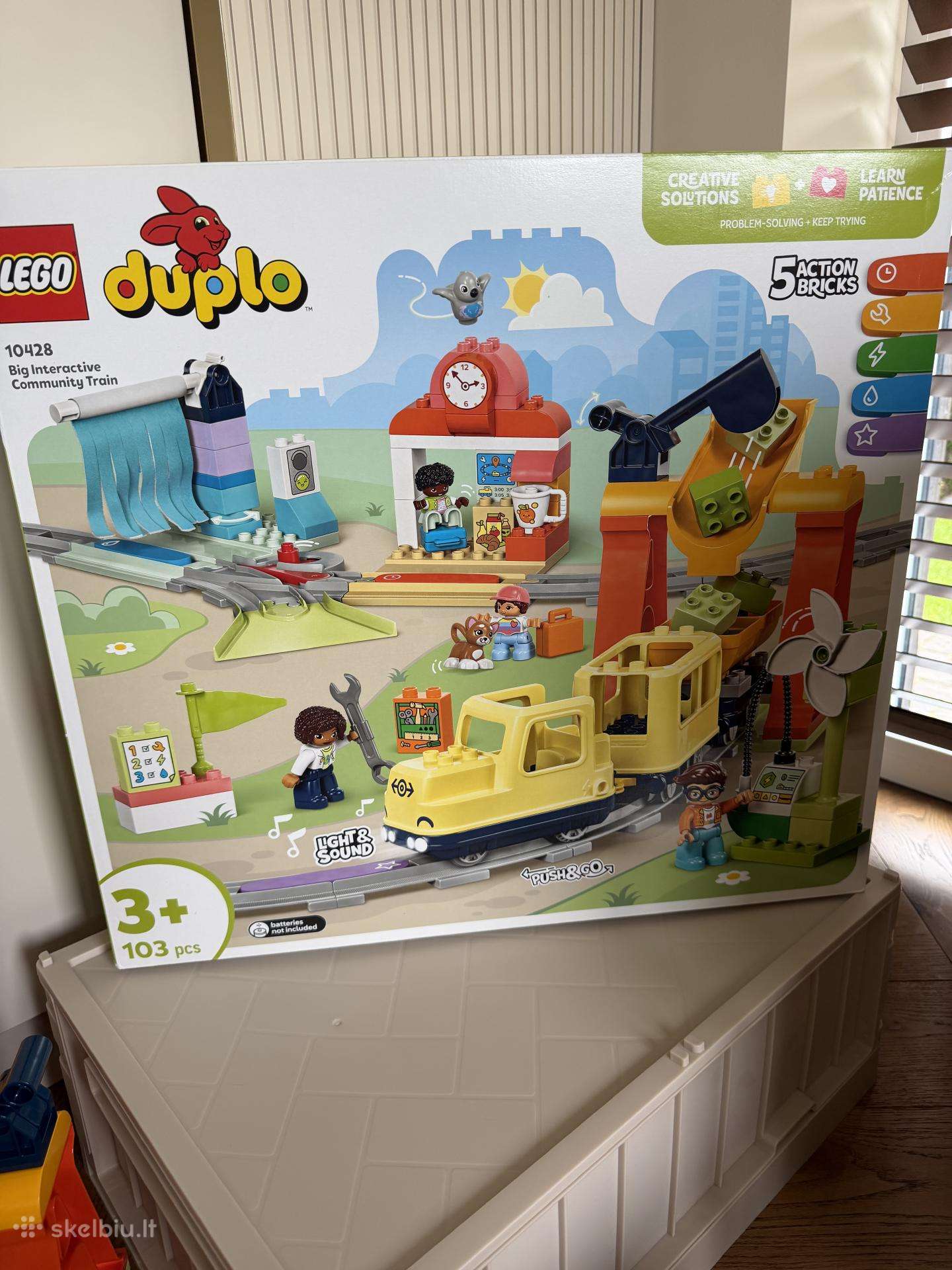 Lego Duplo 10428 interaktyvus traukinys
