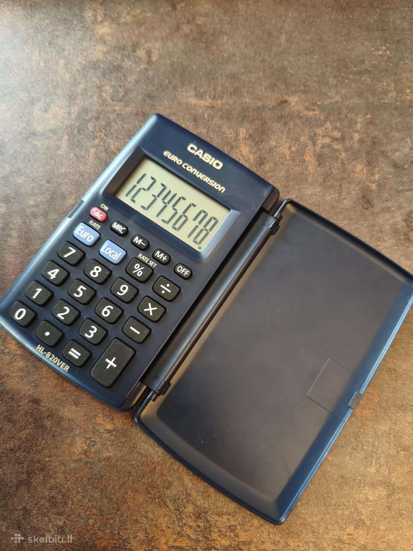 Casio skaičiuotuvas