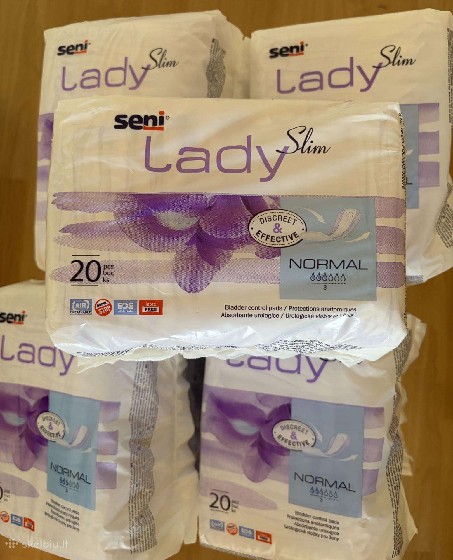 Seni Lady įklotai nelaikantiems šlap. Slim Normal
