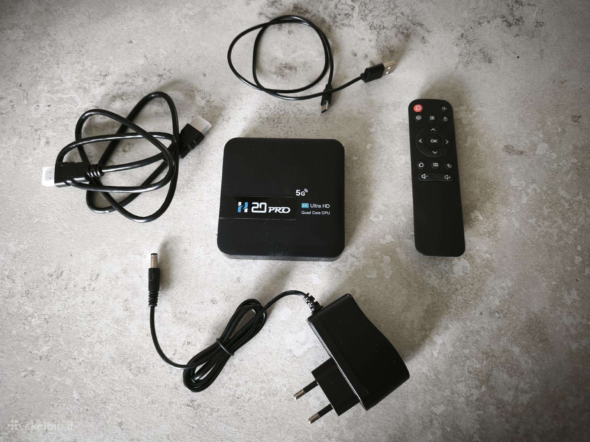 Išmanusis TV priedėlis H20 Pro 5G 4k Ultra HD