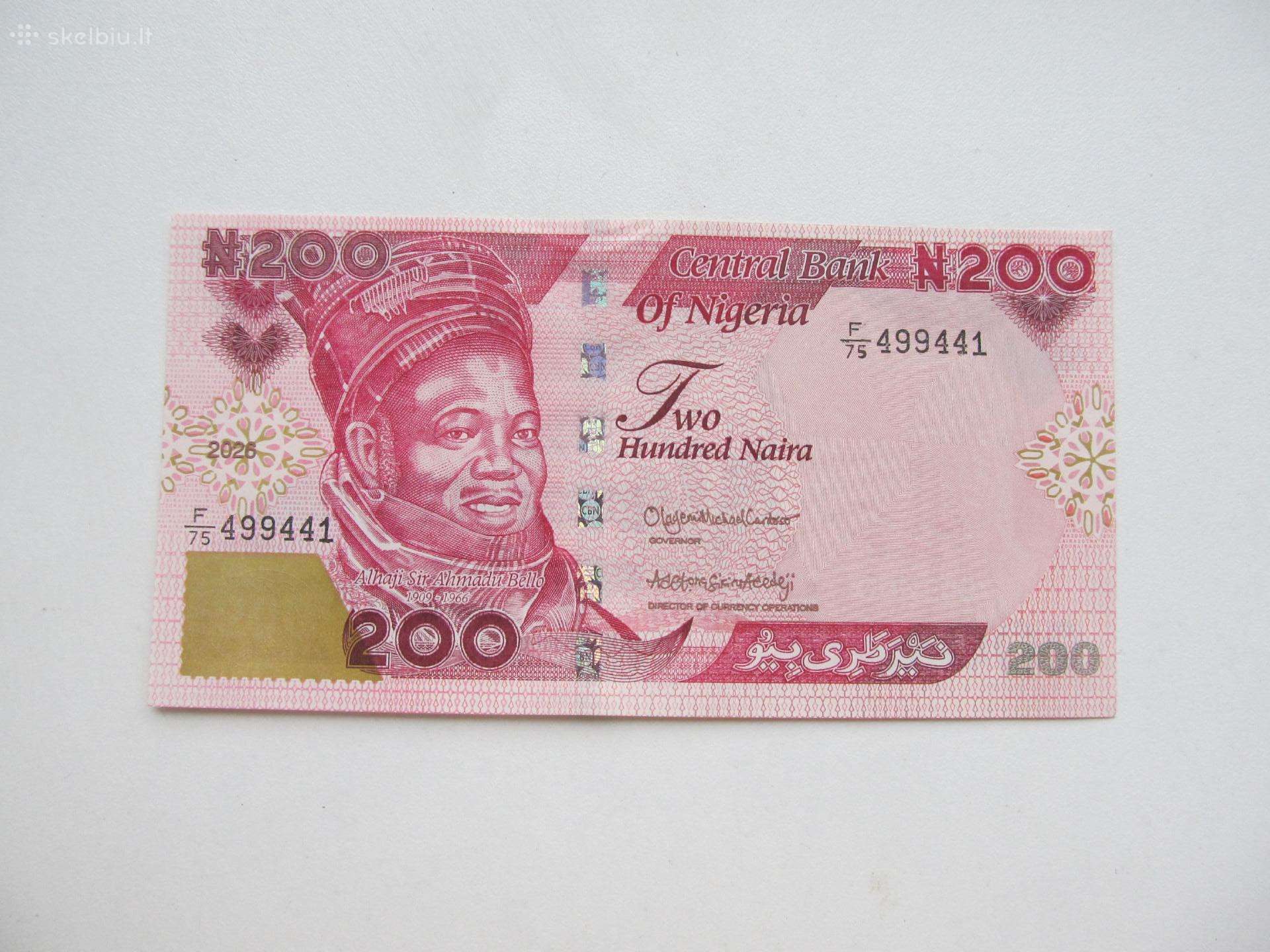 200 nairu , Nigerija , 2026 unc
