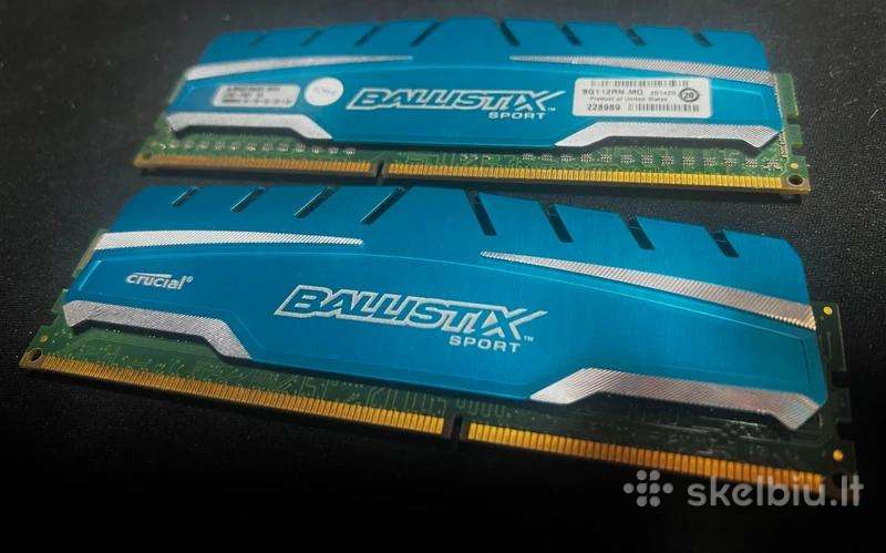 Crucial Ballistix 16gb (2x8gb) Ddr3 RAM