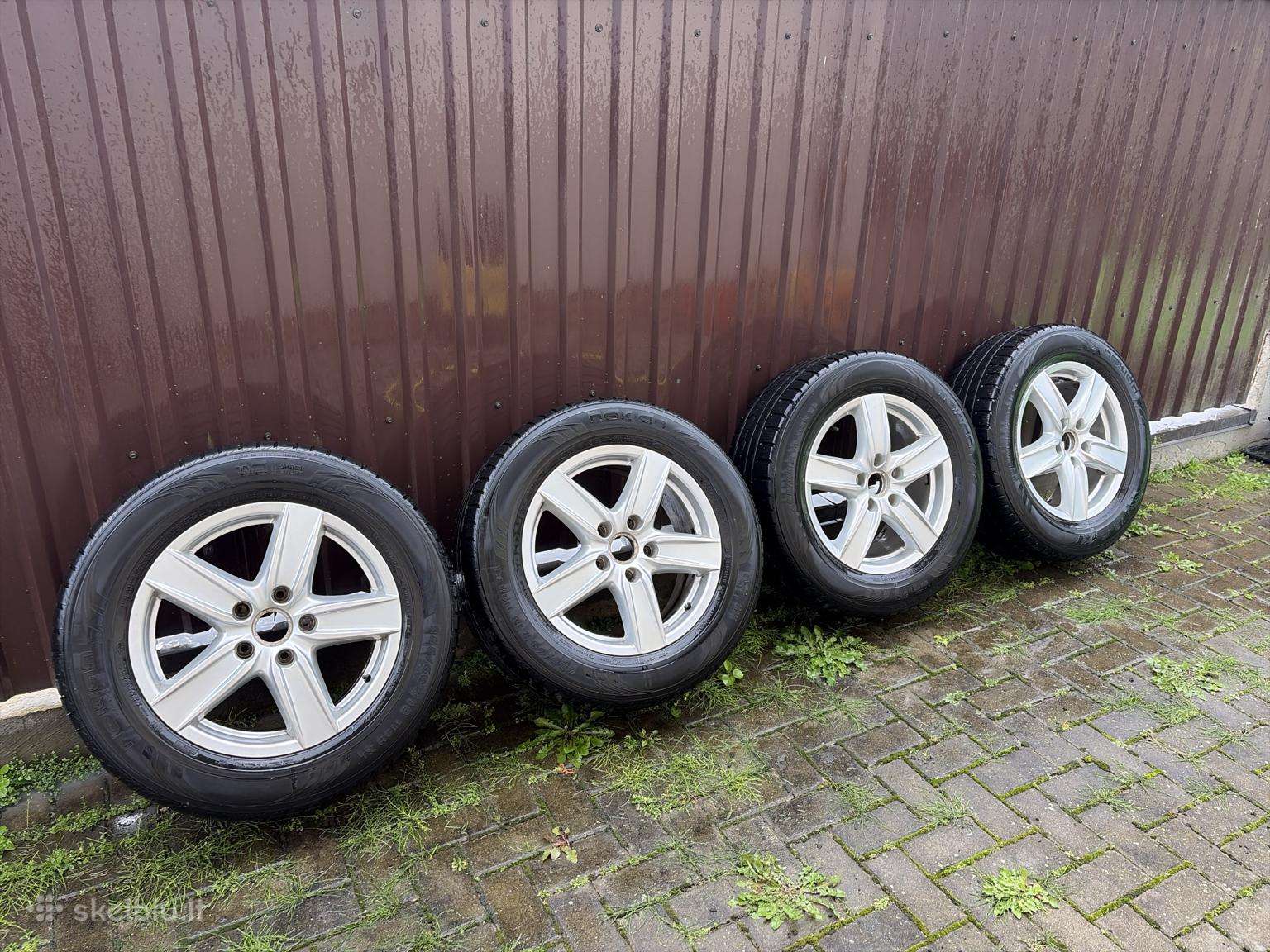 Porsche originalūs R18 5x130 ratlankiai su Nokian