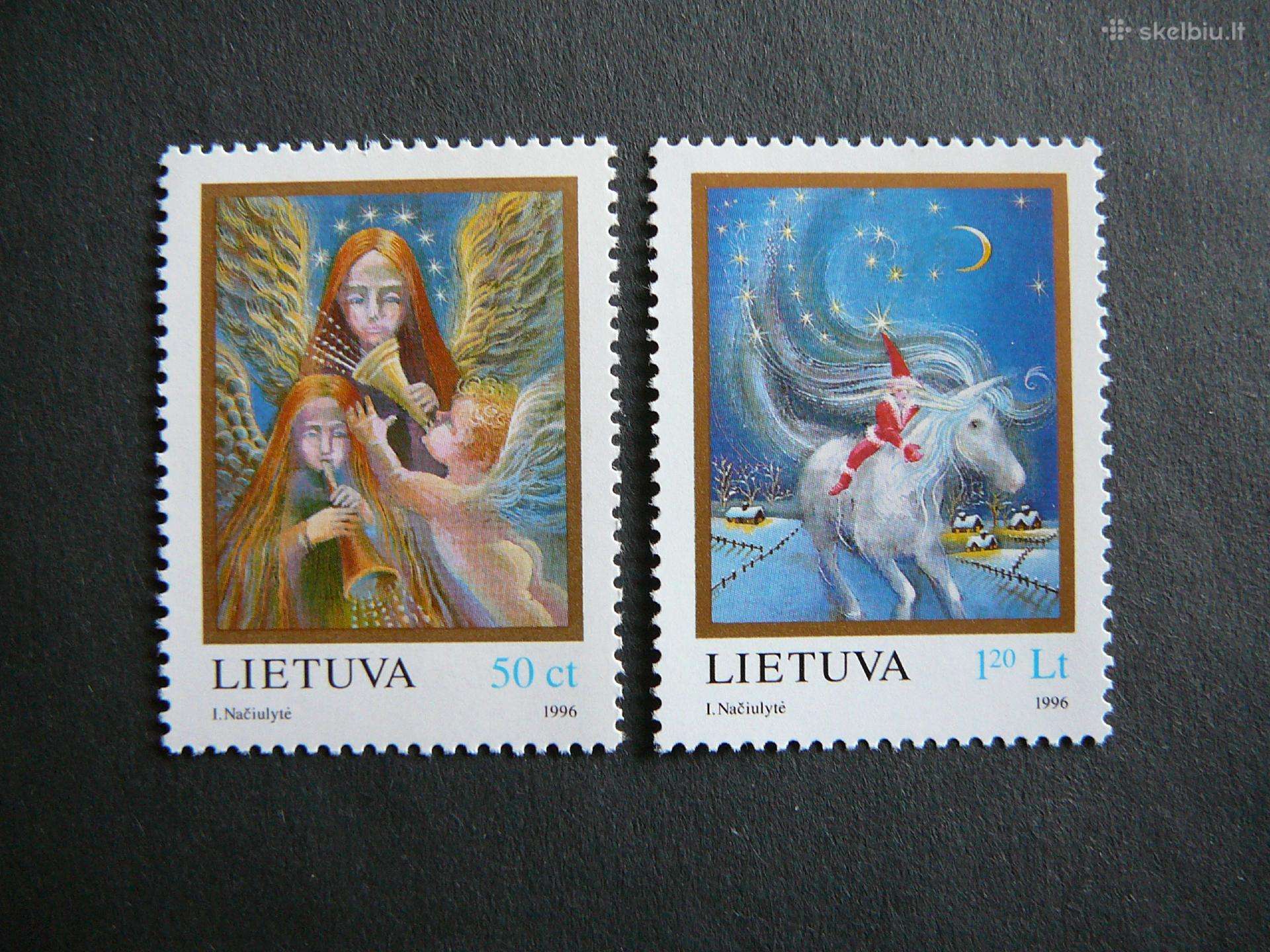 Lietuva 1996 Sventos Kaledos svarus lit625/6s