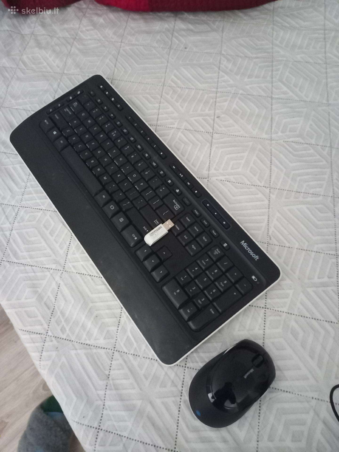 Microsoft,klaviatūra pelyte belaidė komplektas