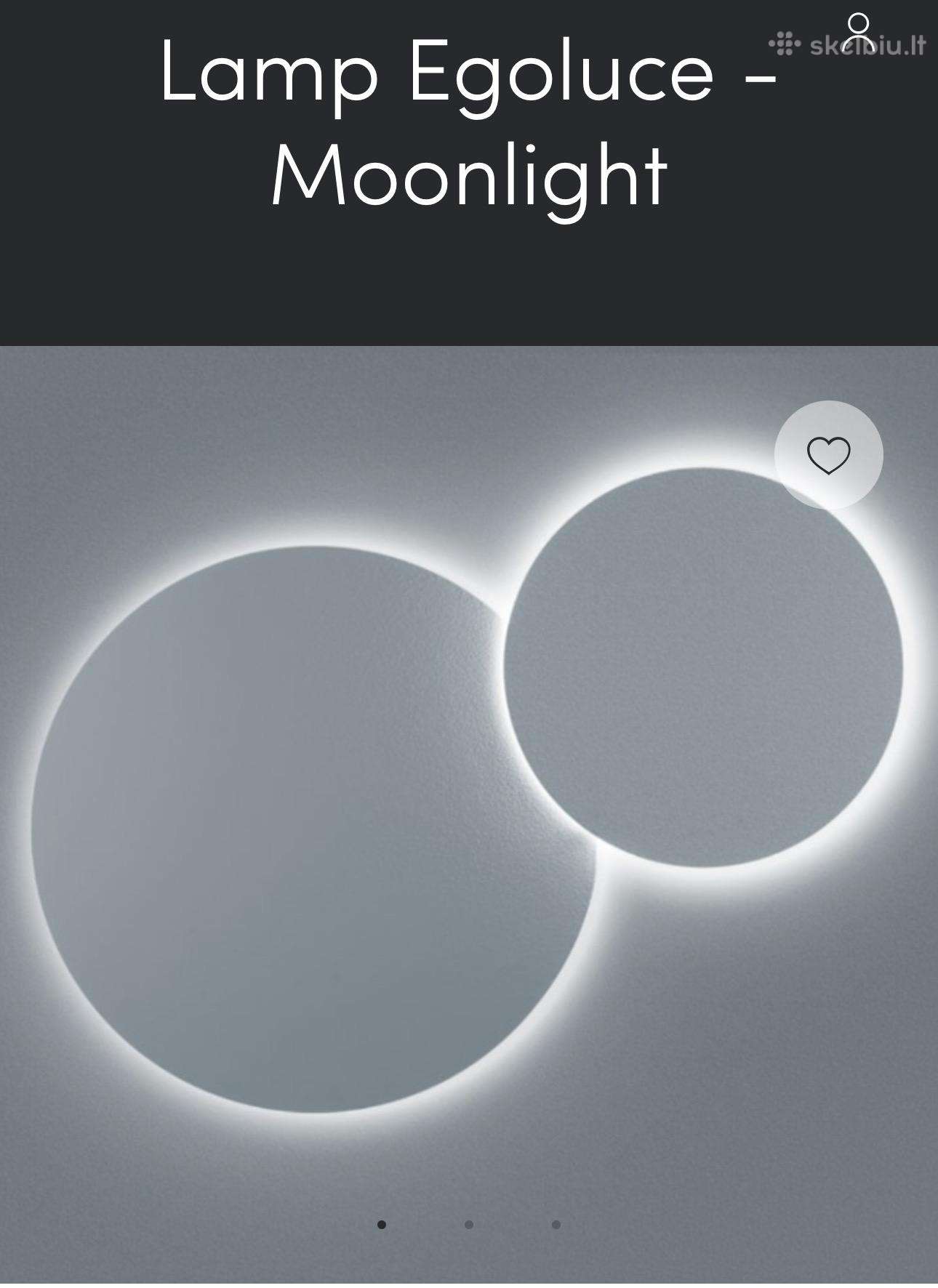 Nauja Moonlight Egoluce lempa 70 cm skersmuo