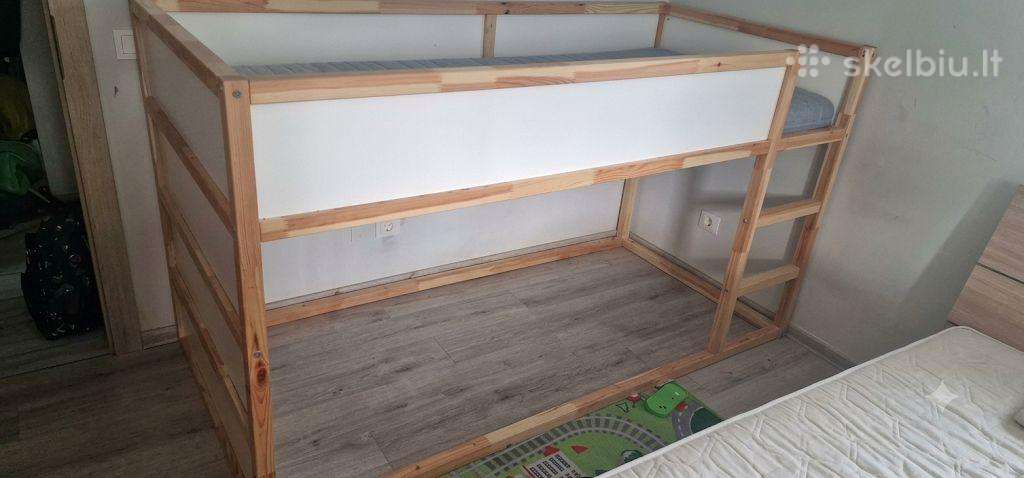 Vaikiška lova Ikea Kura (dvipusė)