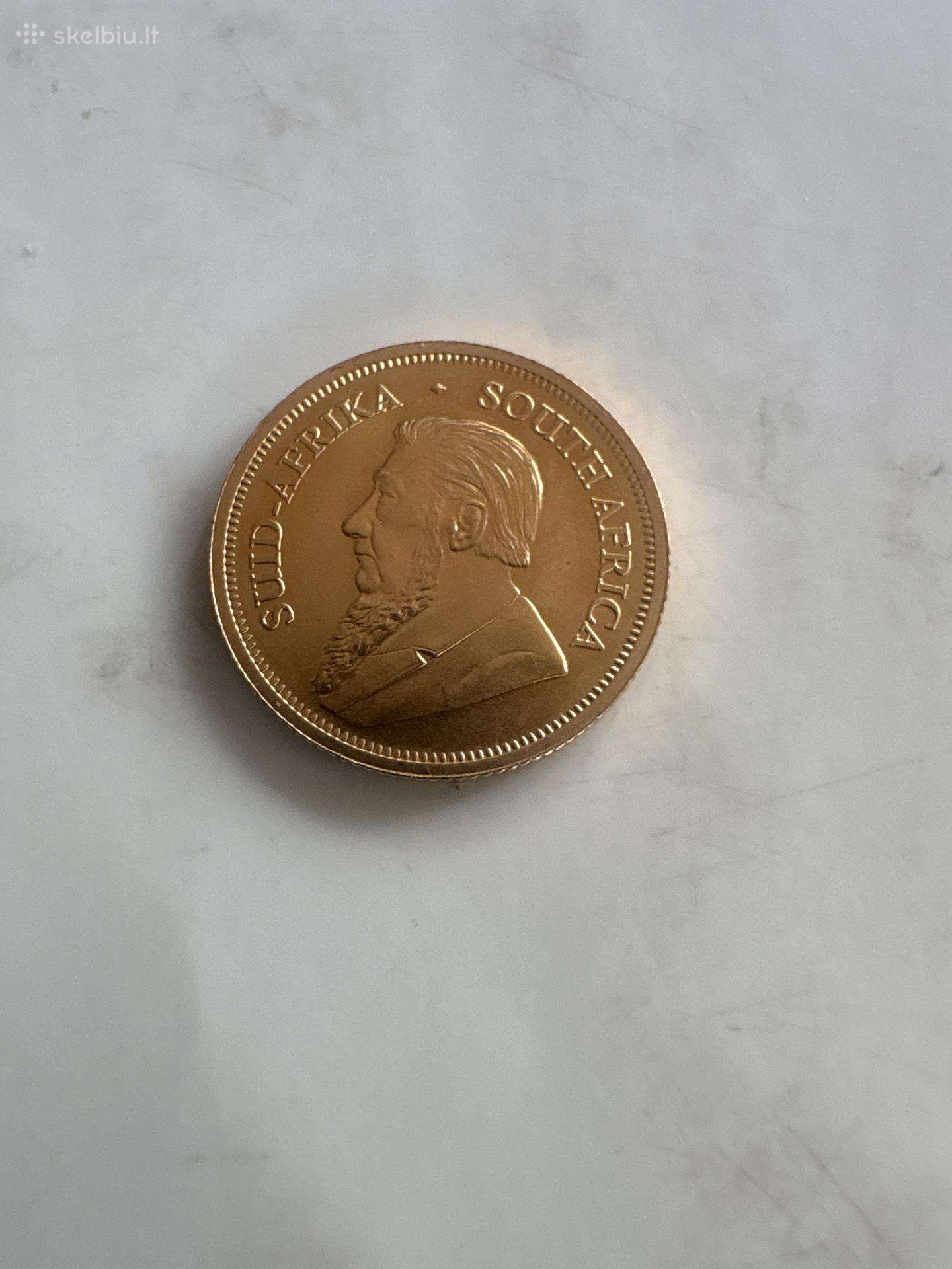 Auksinė moneta 1/10 krugerand 2022m