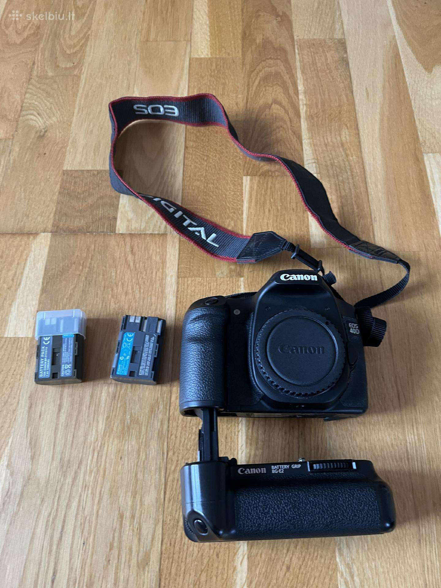 Canon EOS 40d Su bateriju priedu