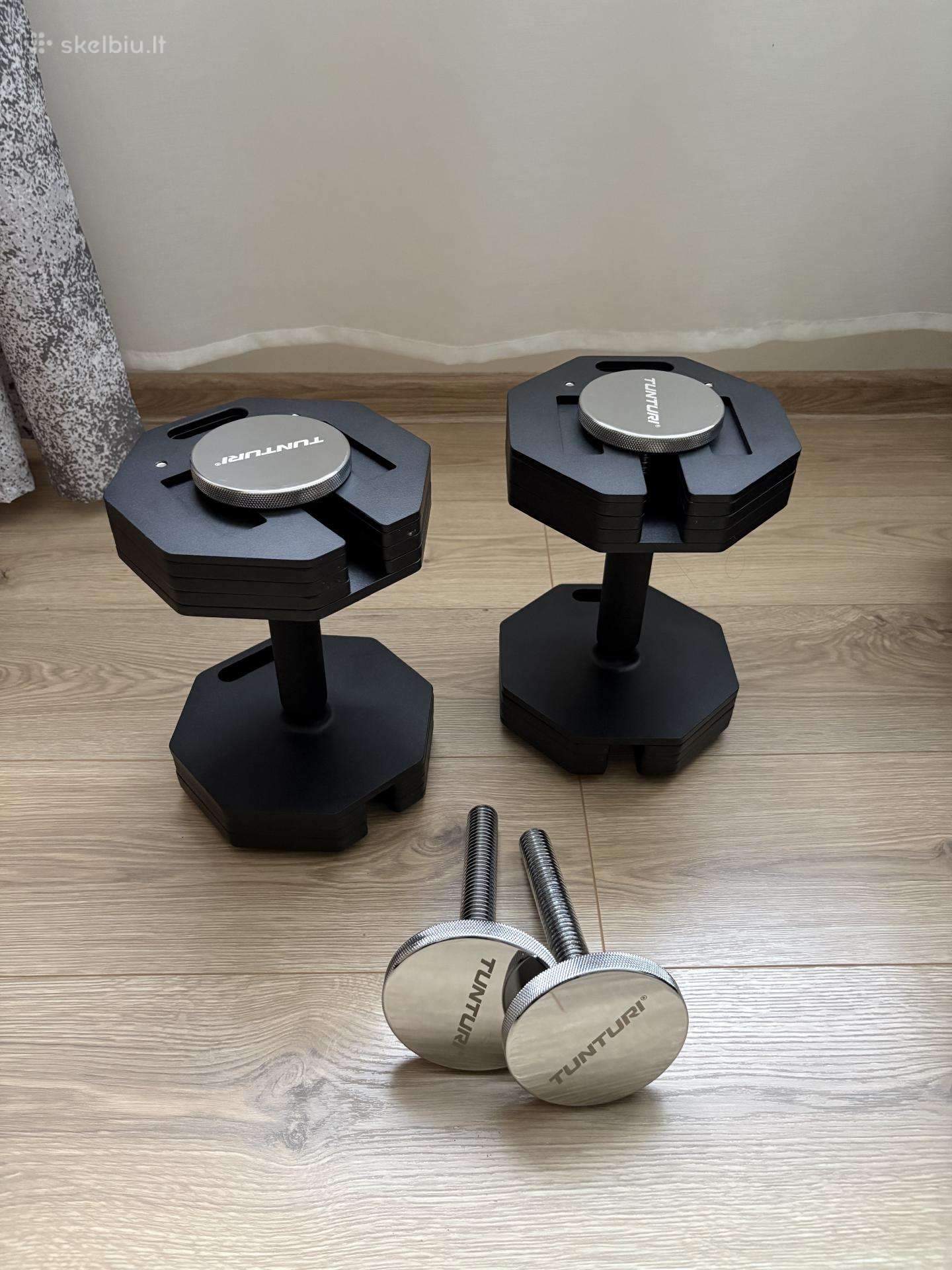 Reguliuojami svarmenys Tunturi Rapid 2x20kg