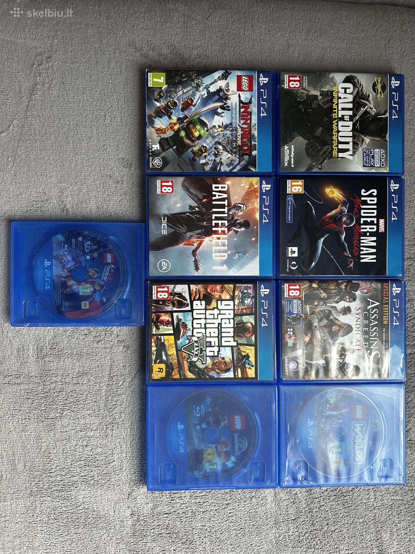 Parduodami Ps4 konsolės žaidimai!