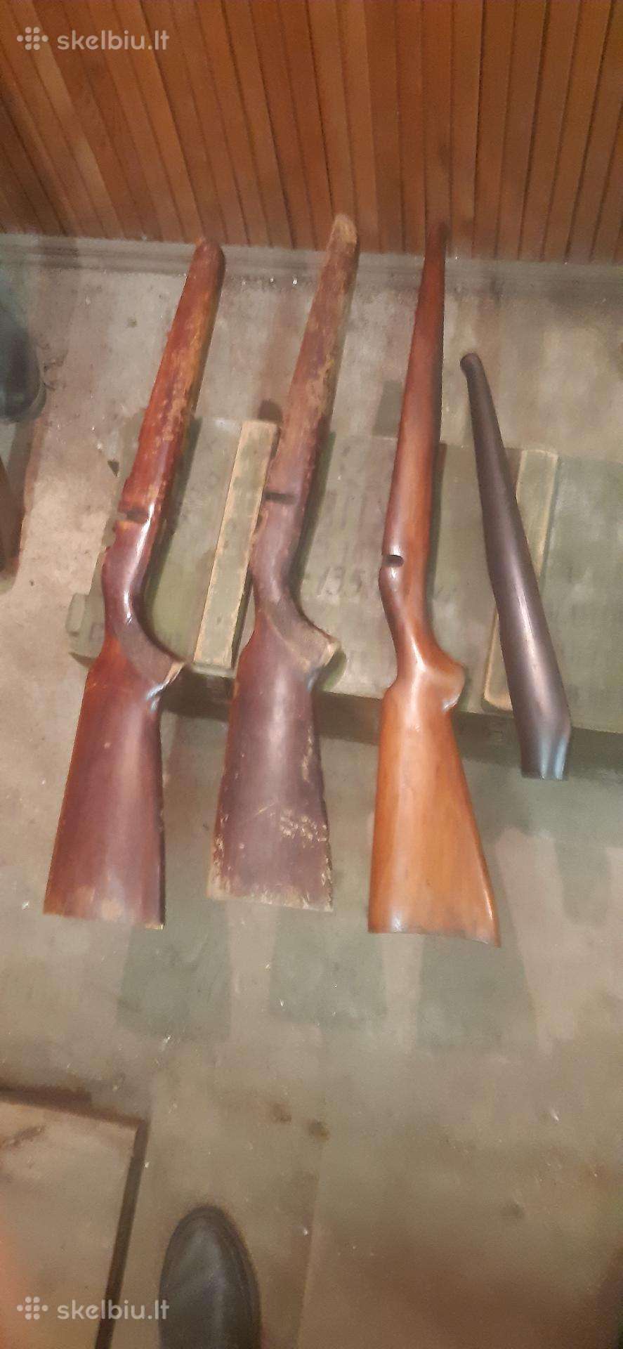 Šautuvų buožės,turiu ir originalių Ww2