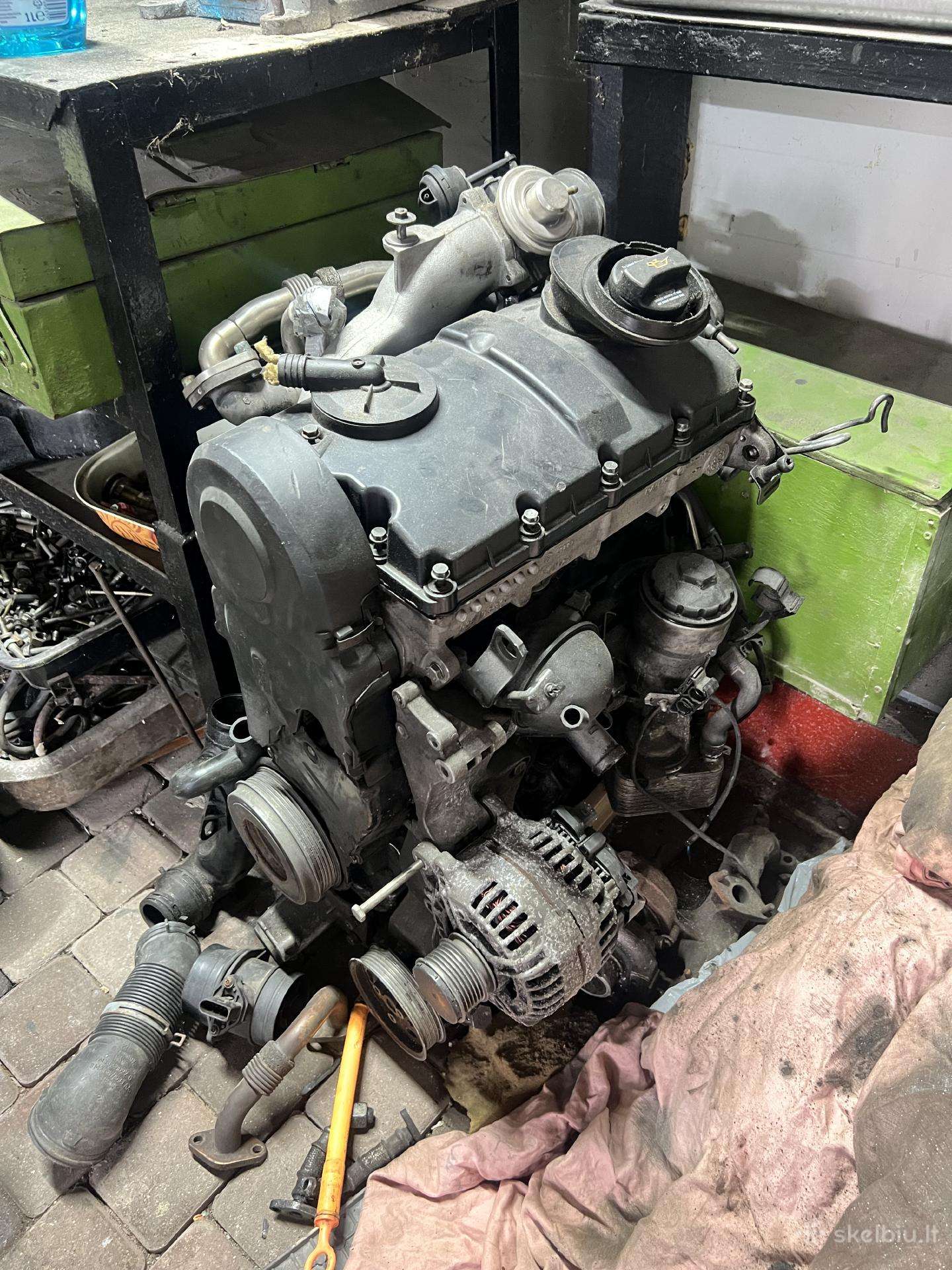 Volkswagen 1.9 tdi variklis 96kw