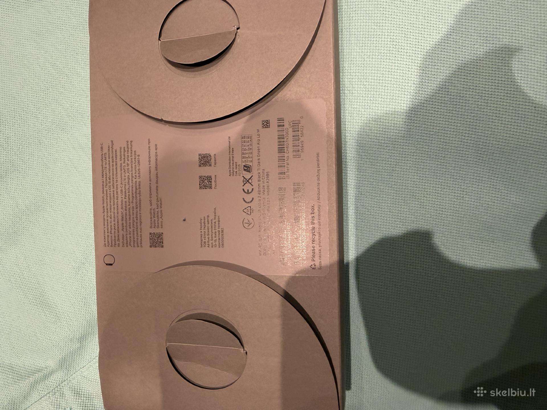 Parduodu Apple watch ultra 2 išmanuji laikrodį