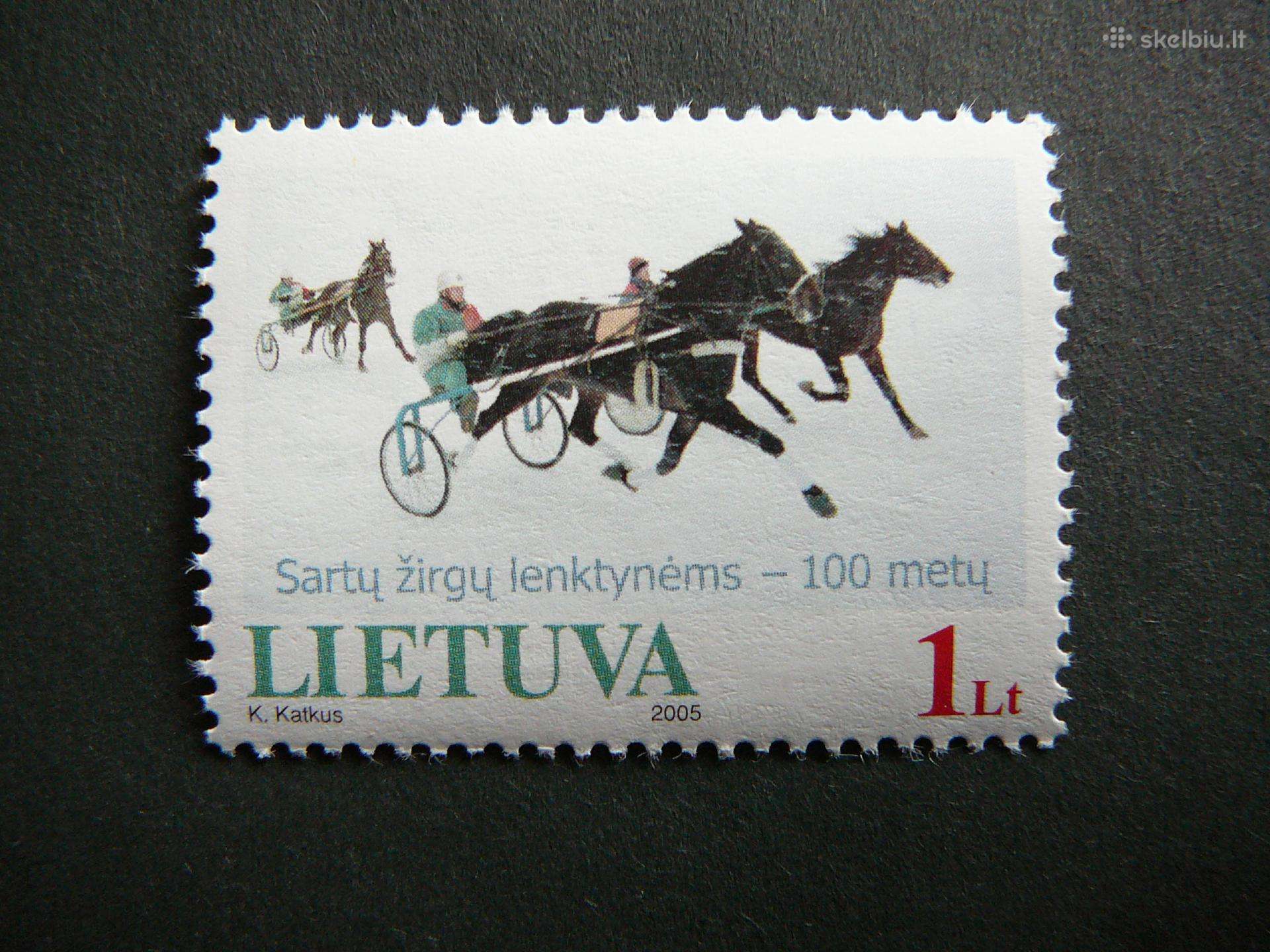 Lietuva 2005 Sartai Arkliai svarus lit868s