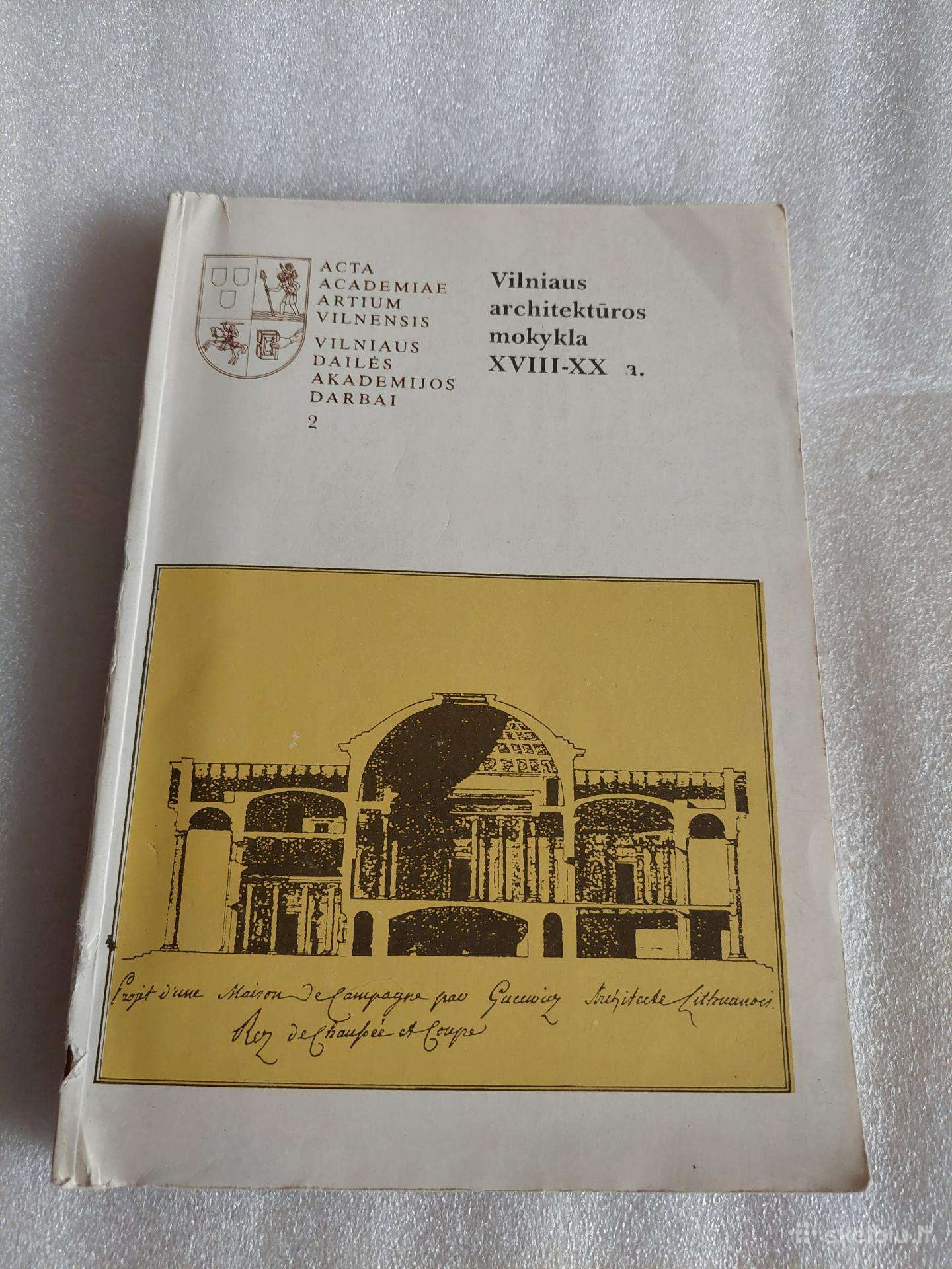 Vilniaus architektūros mokykla 18-20 a.