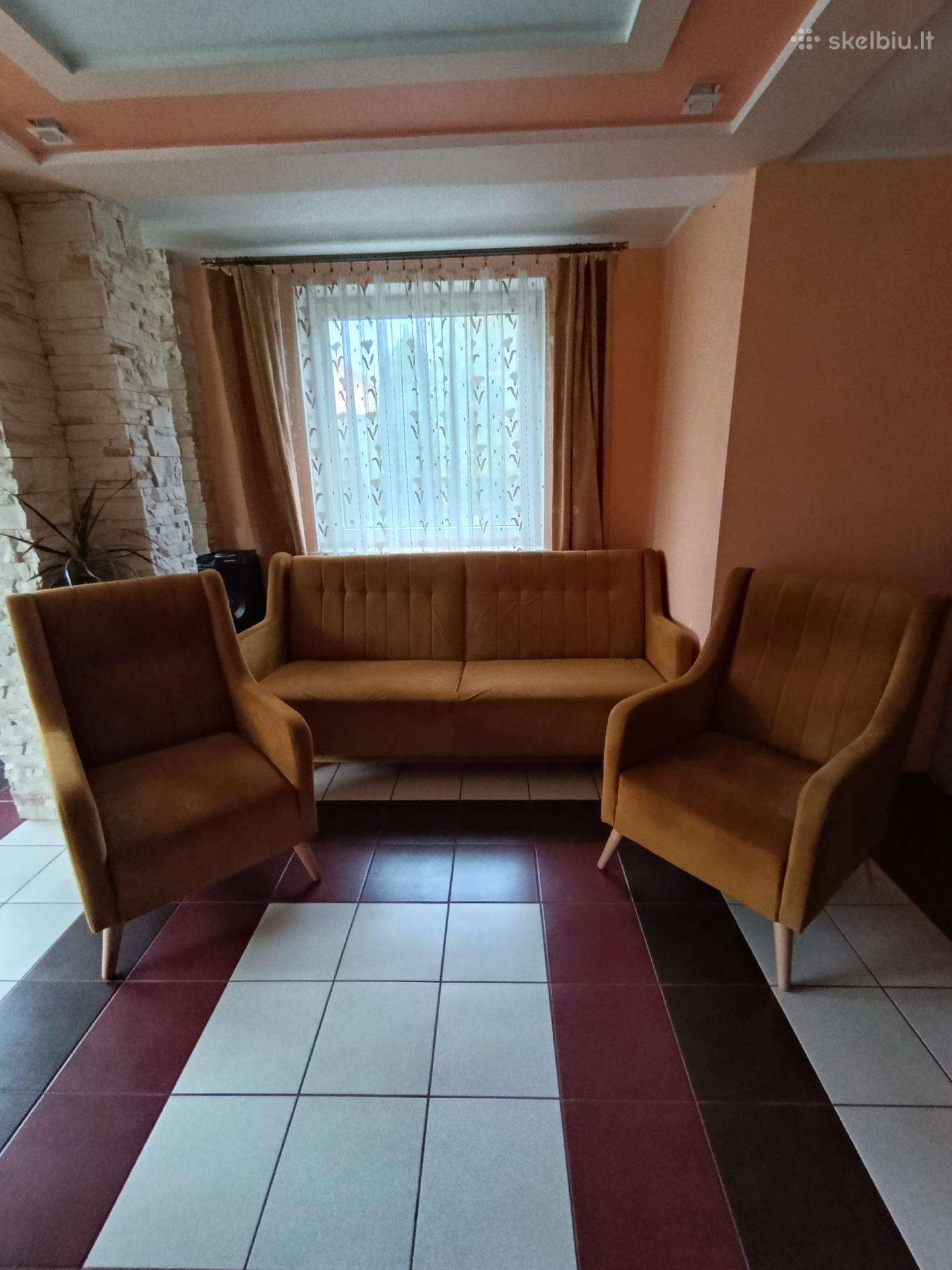 Minkštų baldų komplektas
