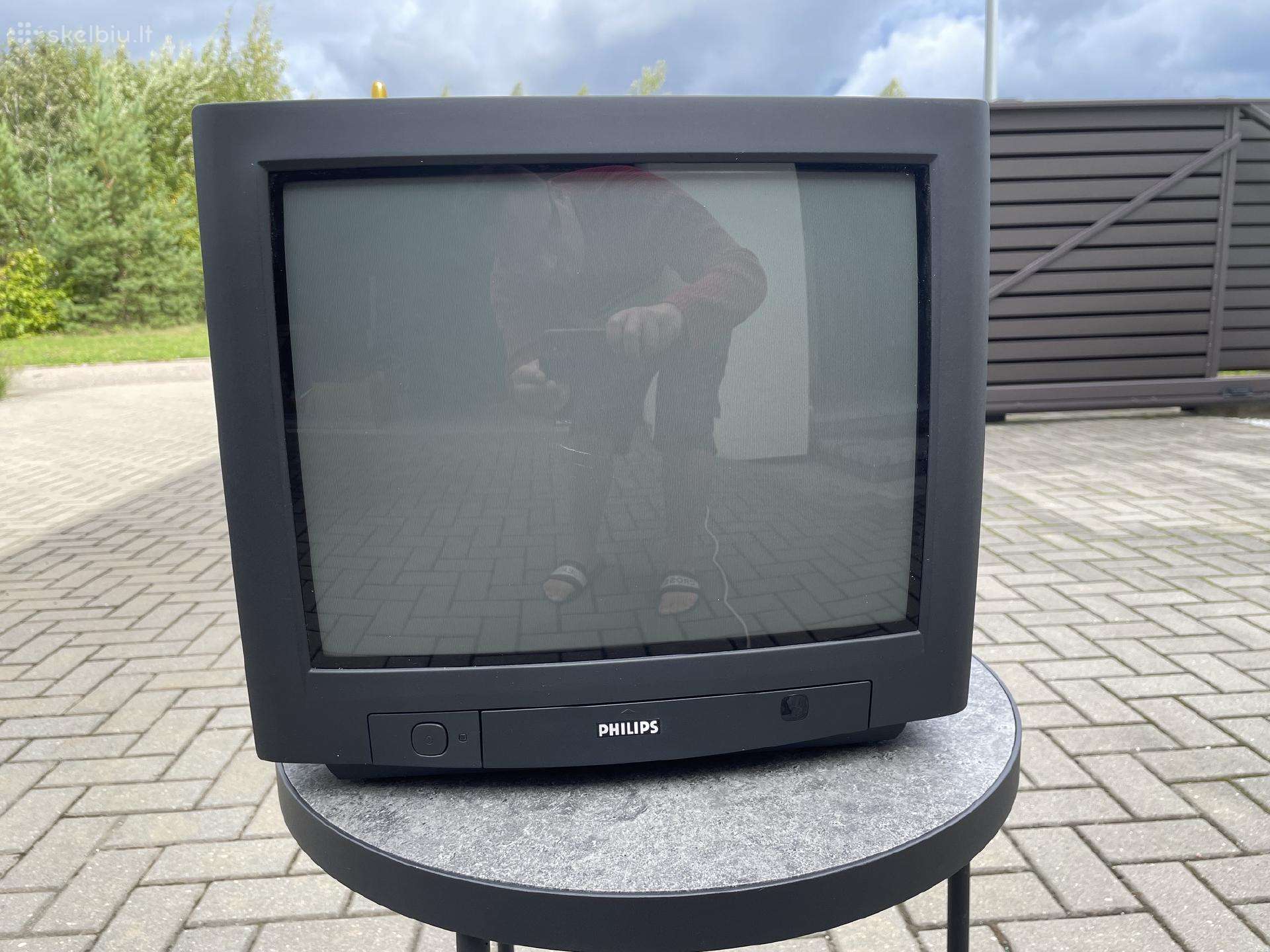 Nedidelis philips kineskopinis 43 cm + distancinis