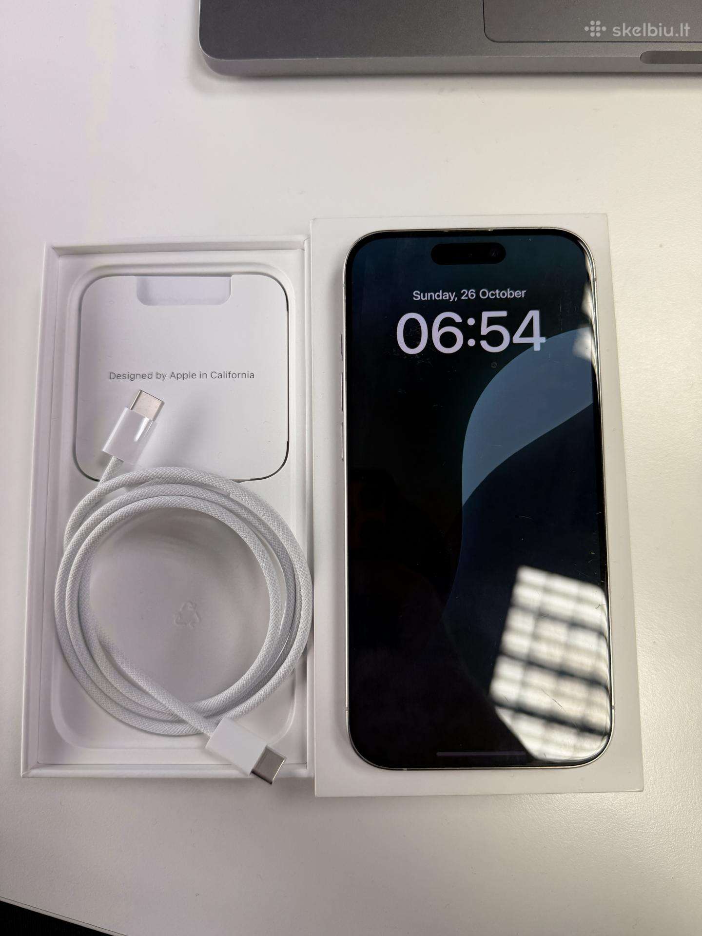 Parduodamas Apple iPhone 15 Pro 1 TB – Natural Tit