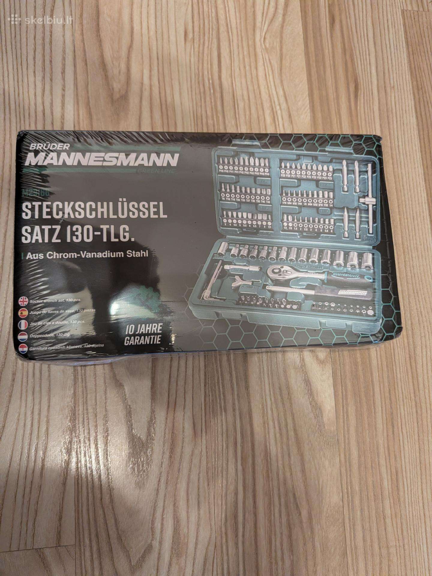 Mannesmann įrankiai 130daliu