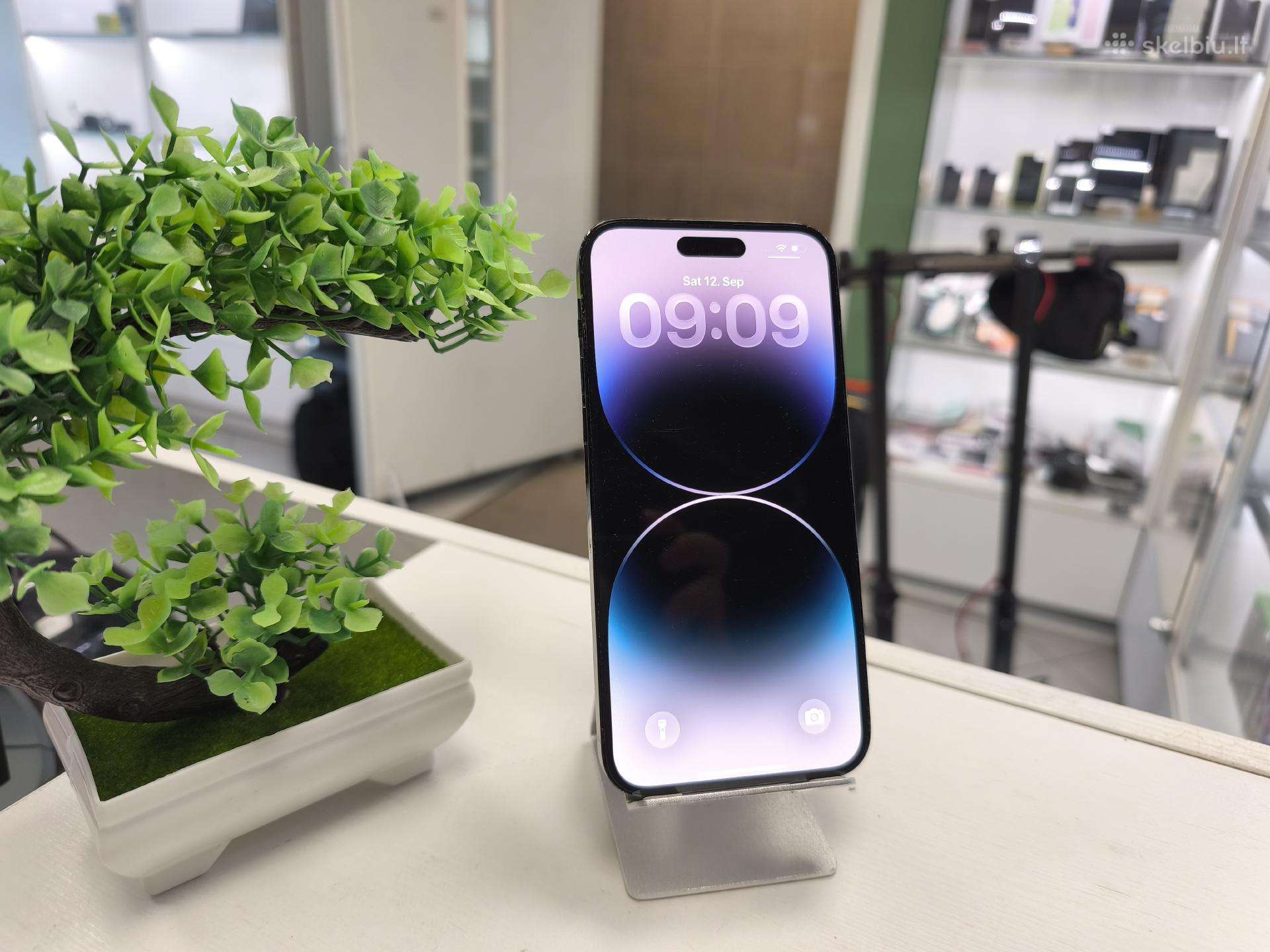 iPhone 14 Pro Max 256gb 100% baterija su Garantija