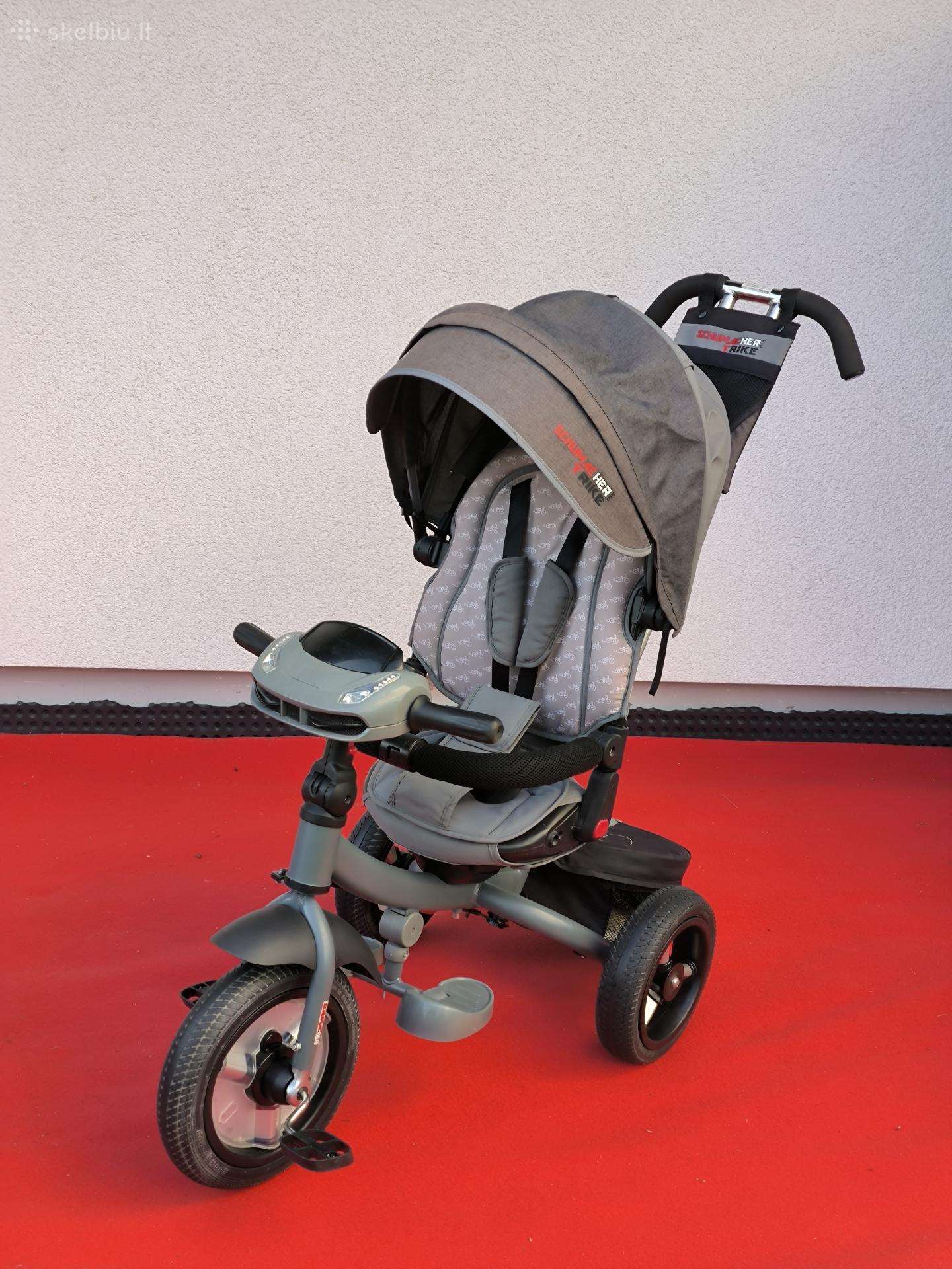 Vaikystės triratukas-vežimėlis Schumacher Trike
