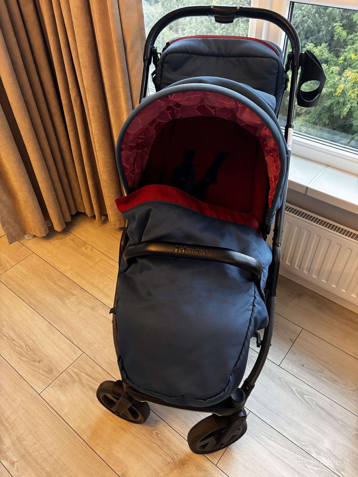 Vežimėlis X Lander X Pulse 3 in 1 Mėlynas Bordo