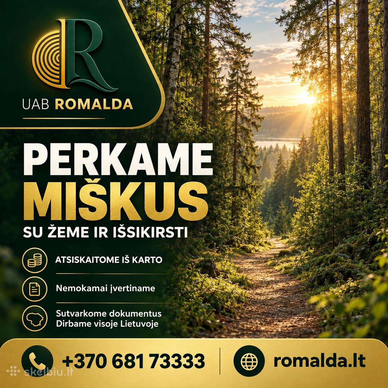 Perkame miškus