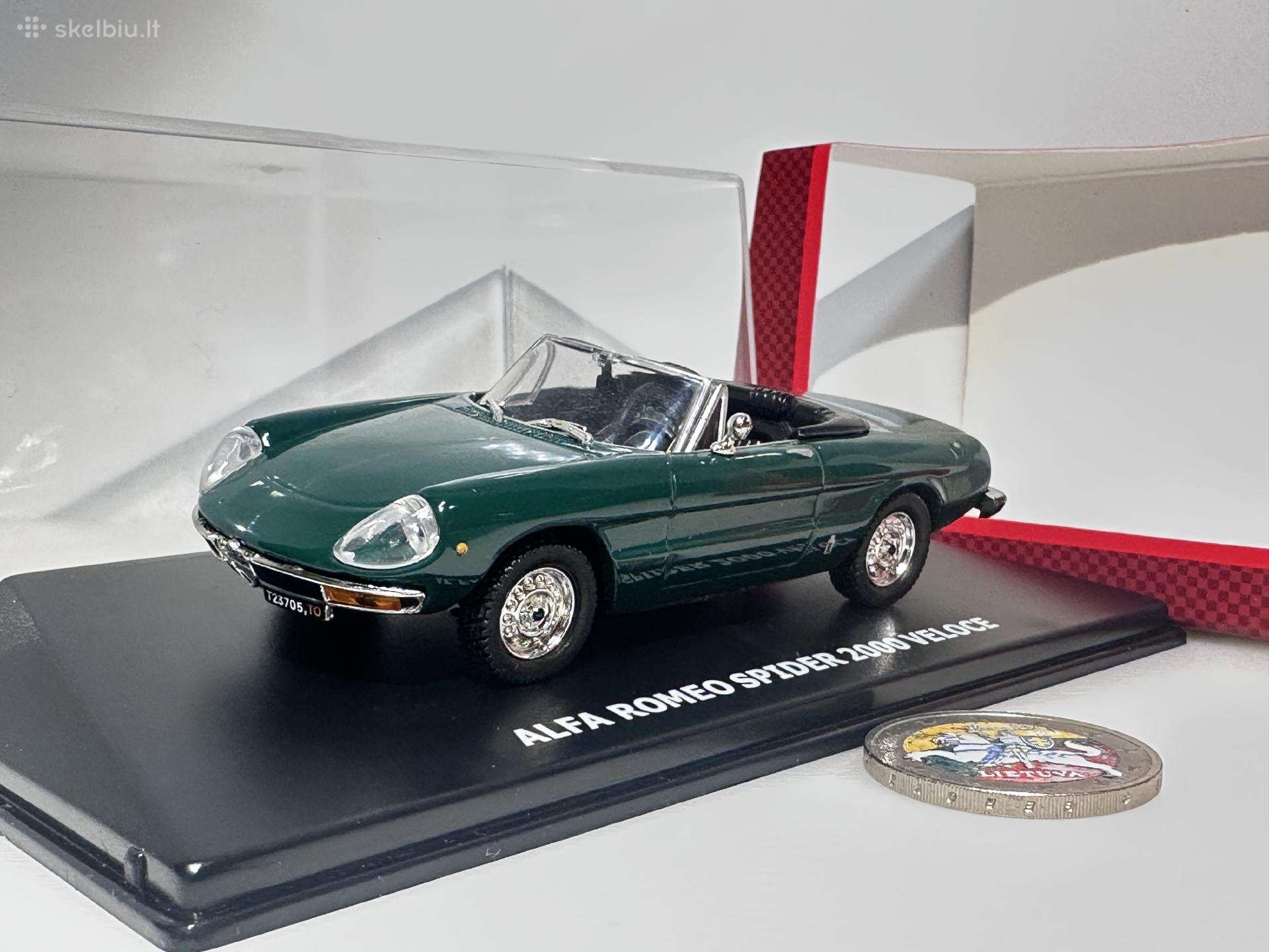 Alfa Romeo Spider 2000 Veloce 1974 žalia 1:43 M