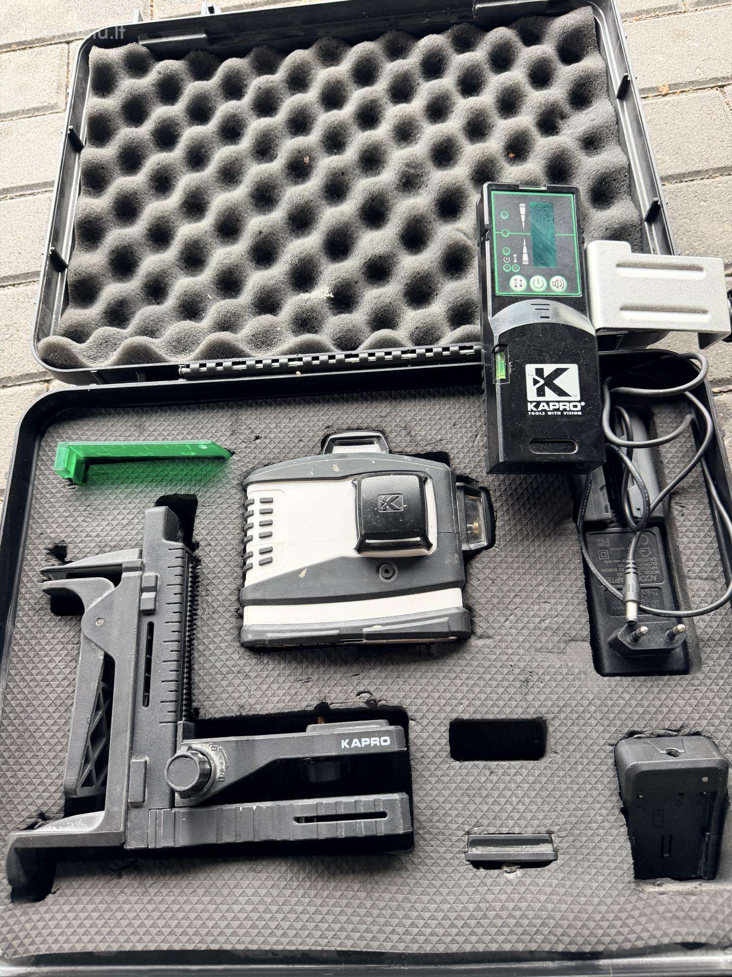 Kapro lazeris 360 pilnas komplektas 200eur