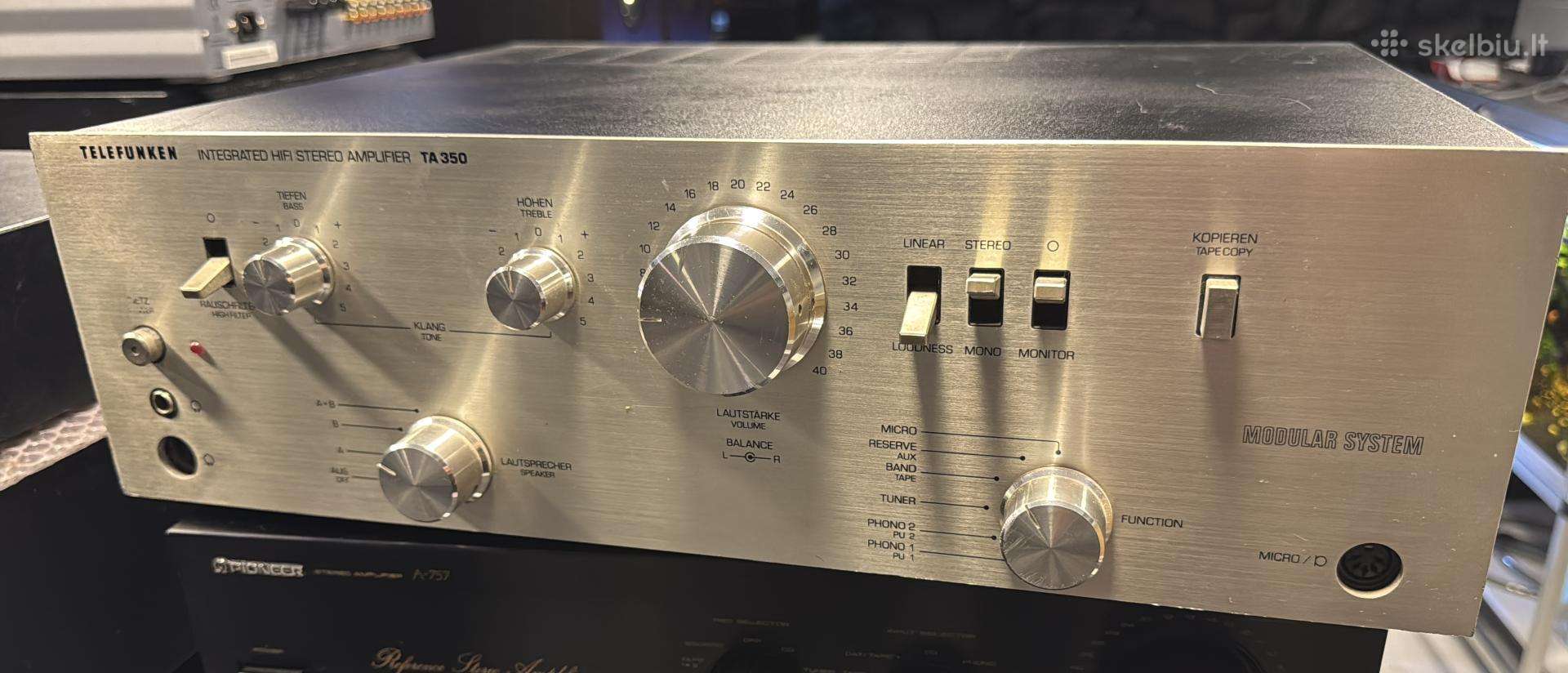 Telefunken ta 350 / stiprintuvai