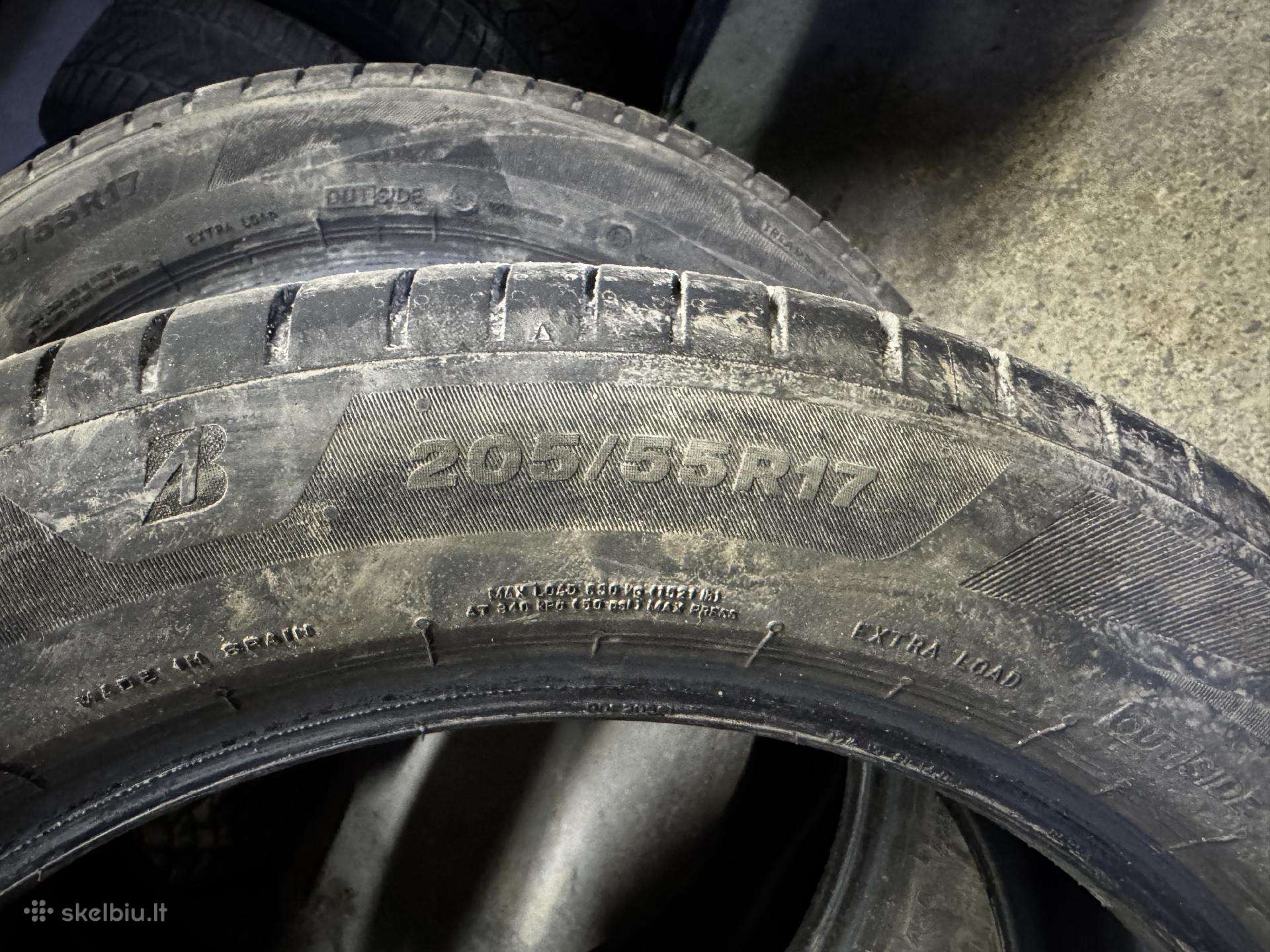 205/55/17 Bridgestone vasara 2v.