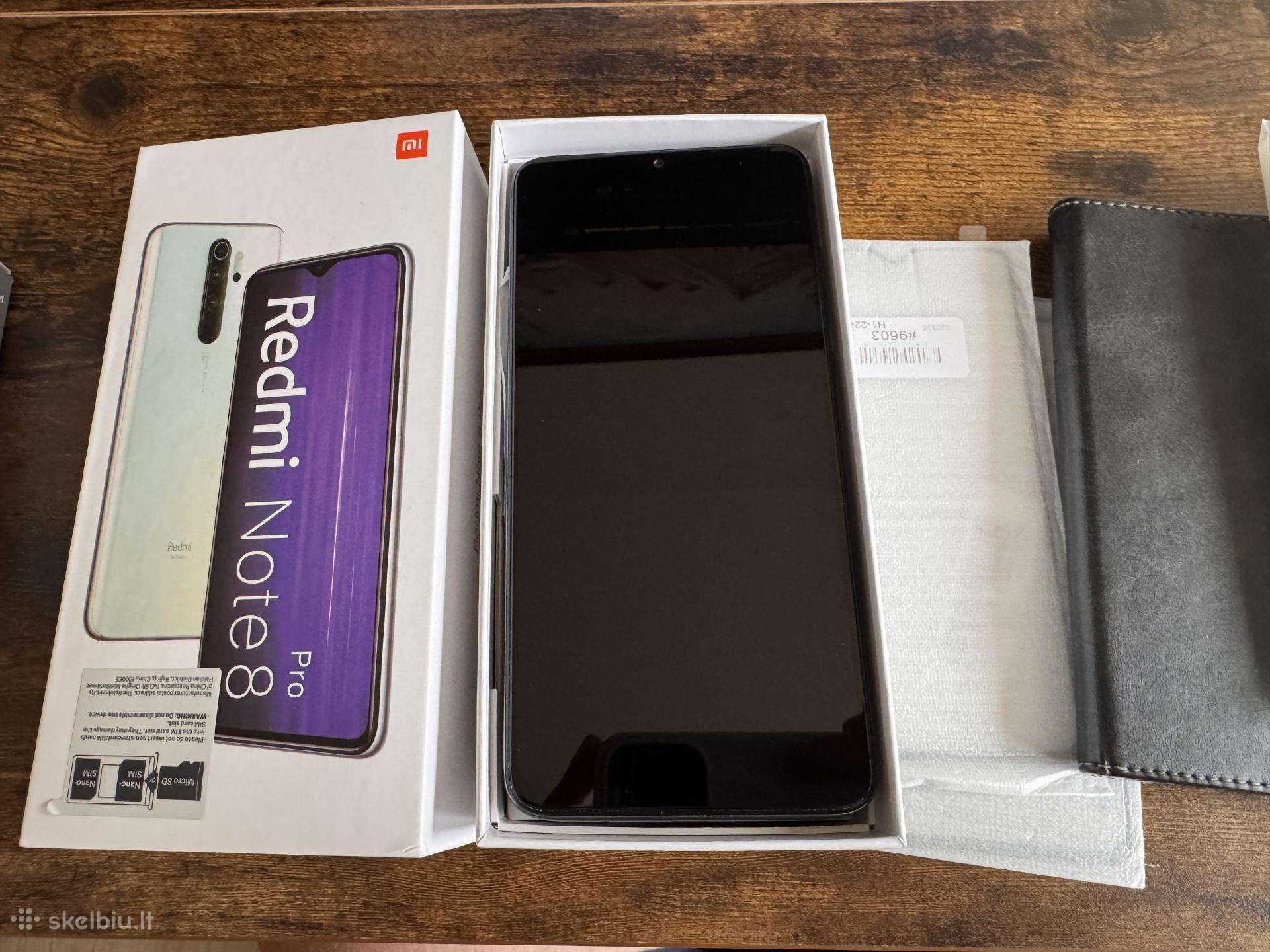 Xiaomi Redmi Note 8 Pro 128gb, idealus su dokument