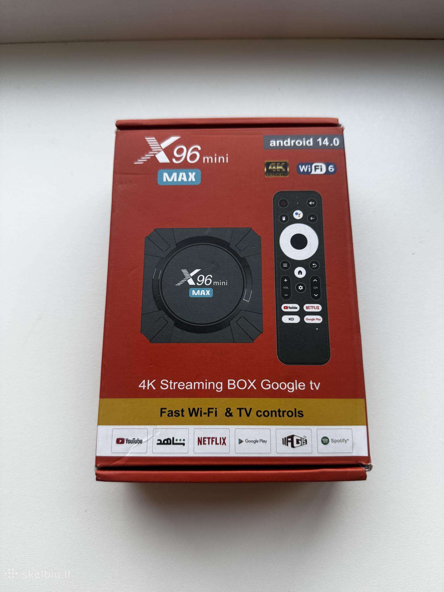 X96 Mini Max Android 14 TV Box 4k Wi-fi 6