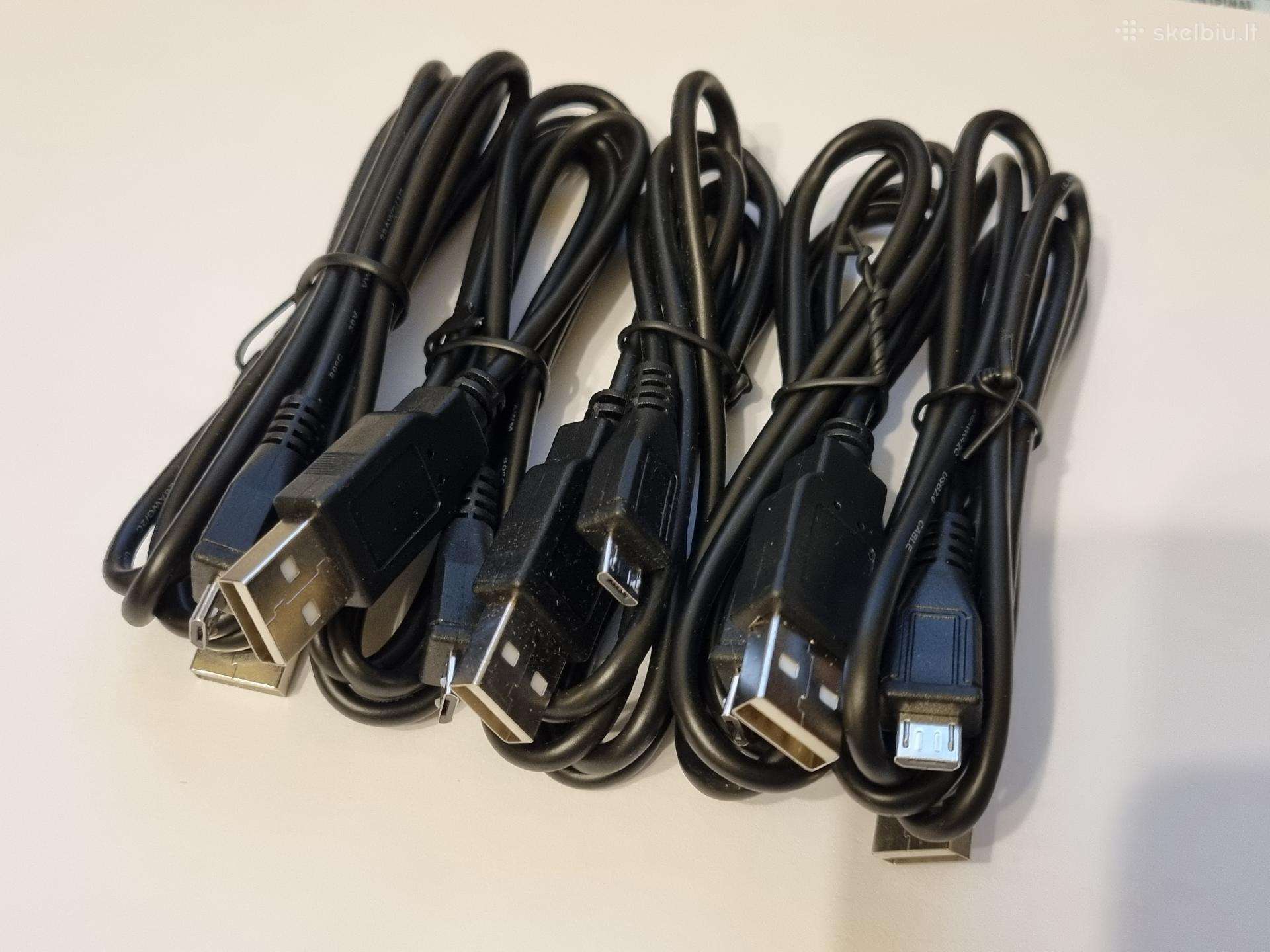 Usb Laidai ilgis 1 metras