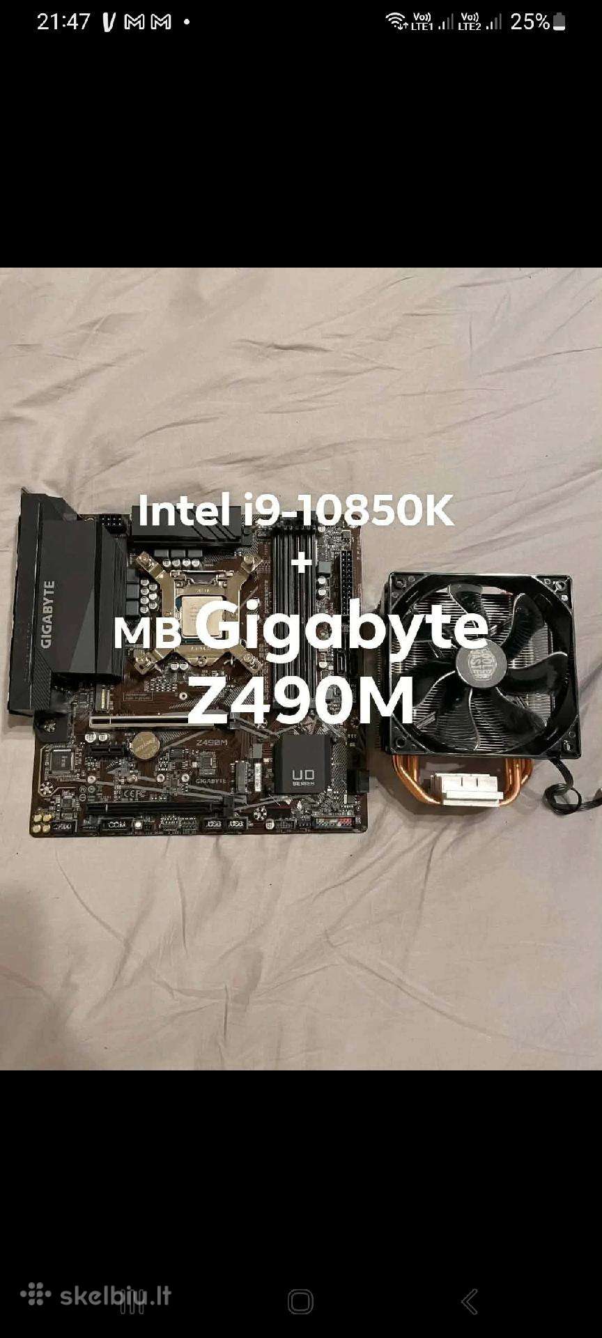 I9-10850k + Gigabyte Z490m