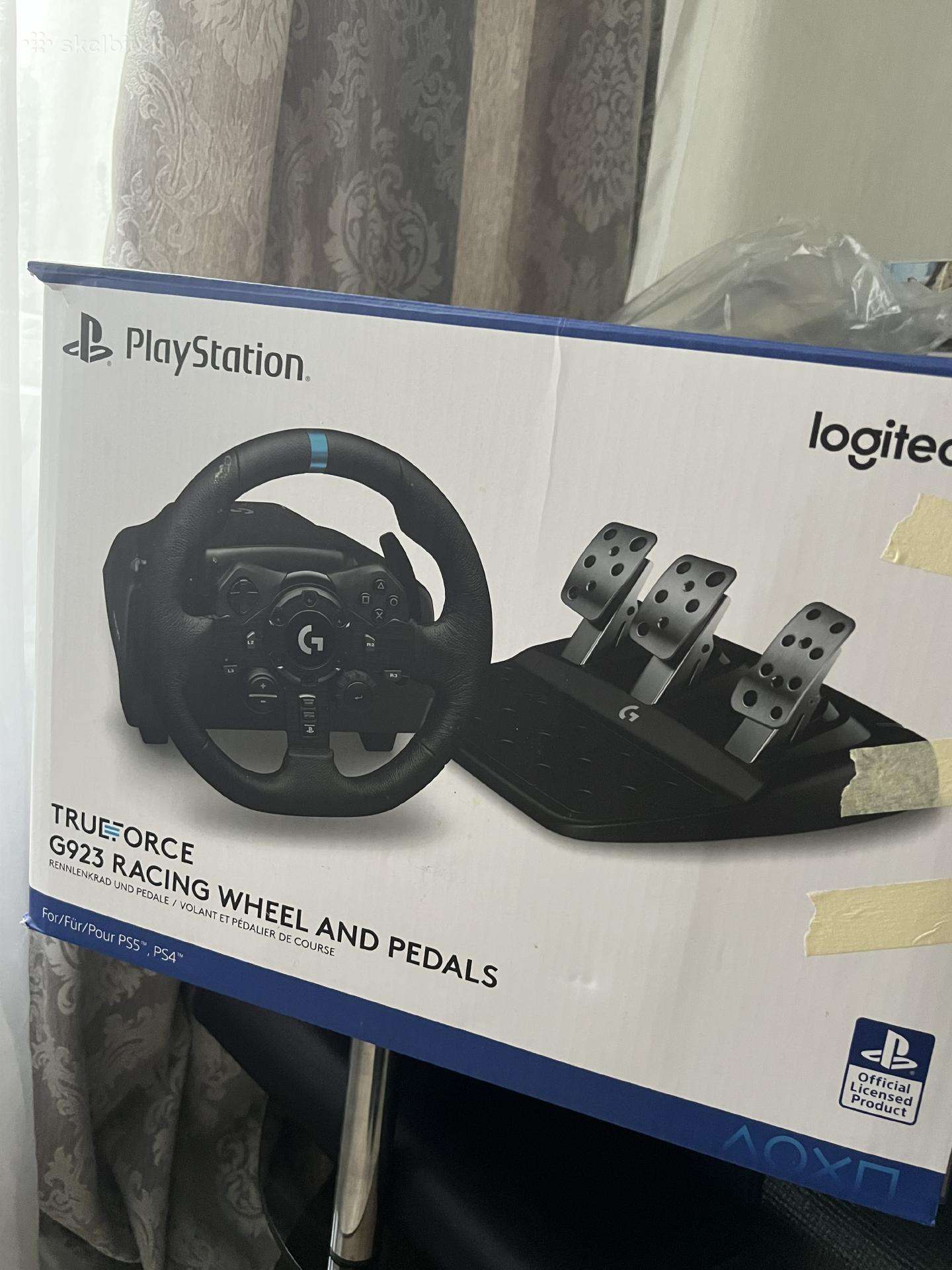 Logitech G923 vairas + pedalai Ps5 / Ps4 / Pc