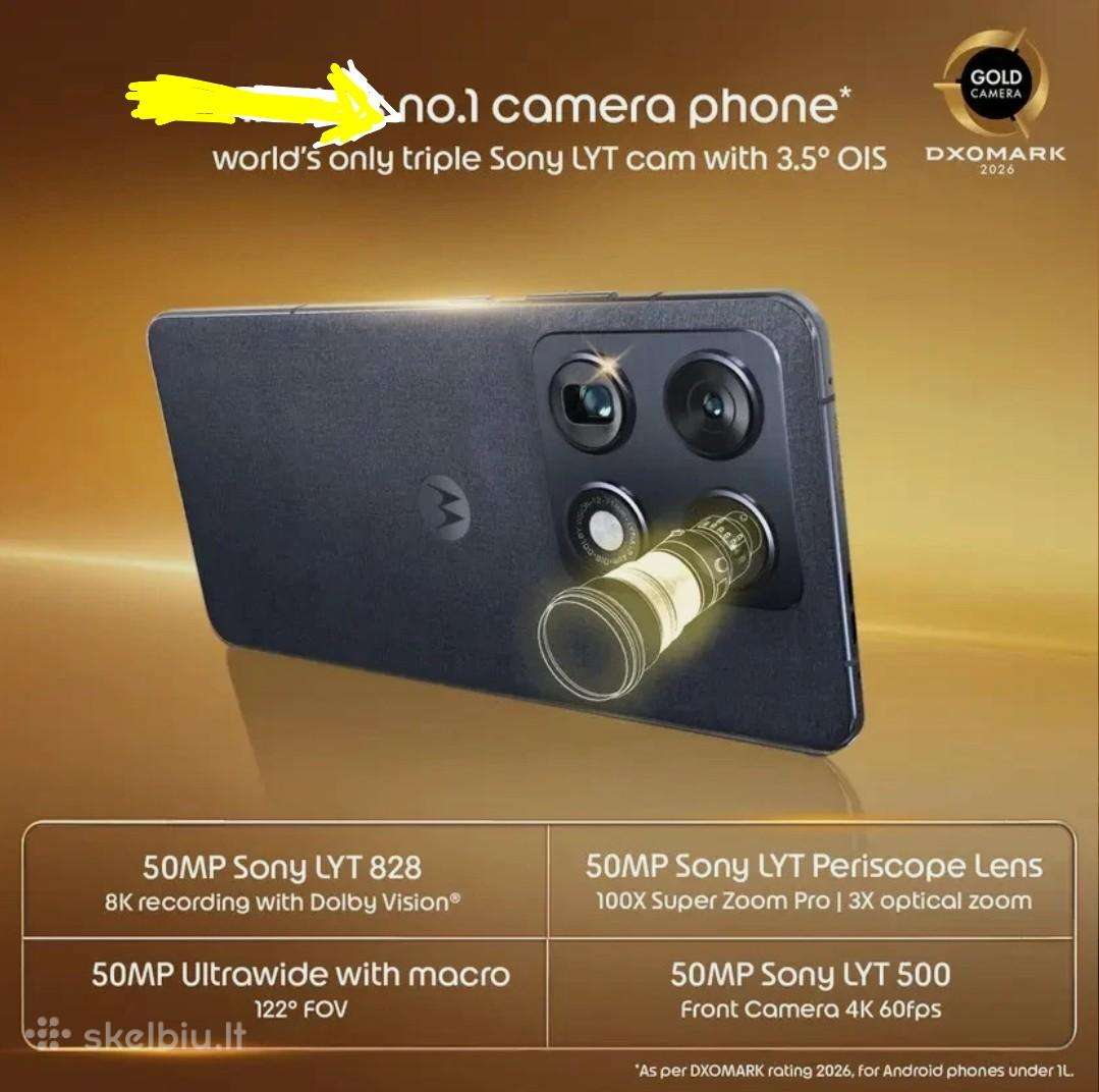Motorola Signature 16/512gb keičiu nauja flagmaną