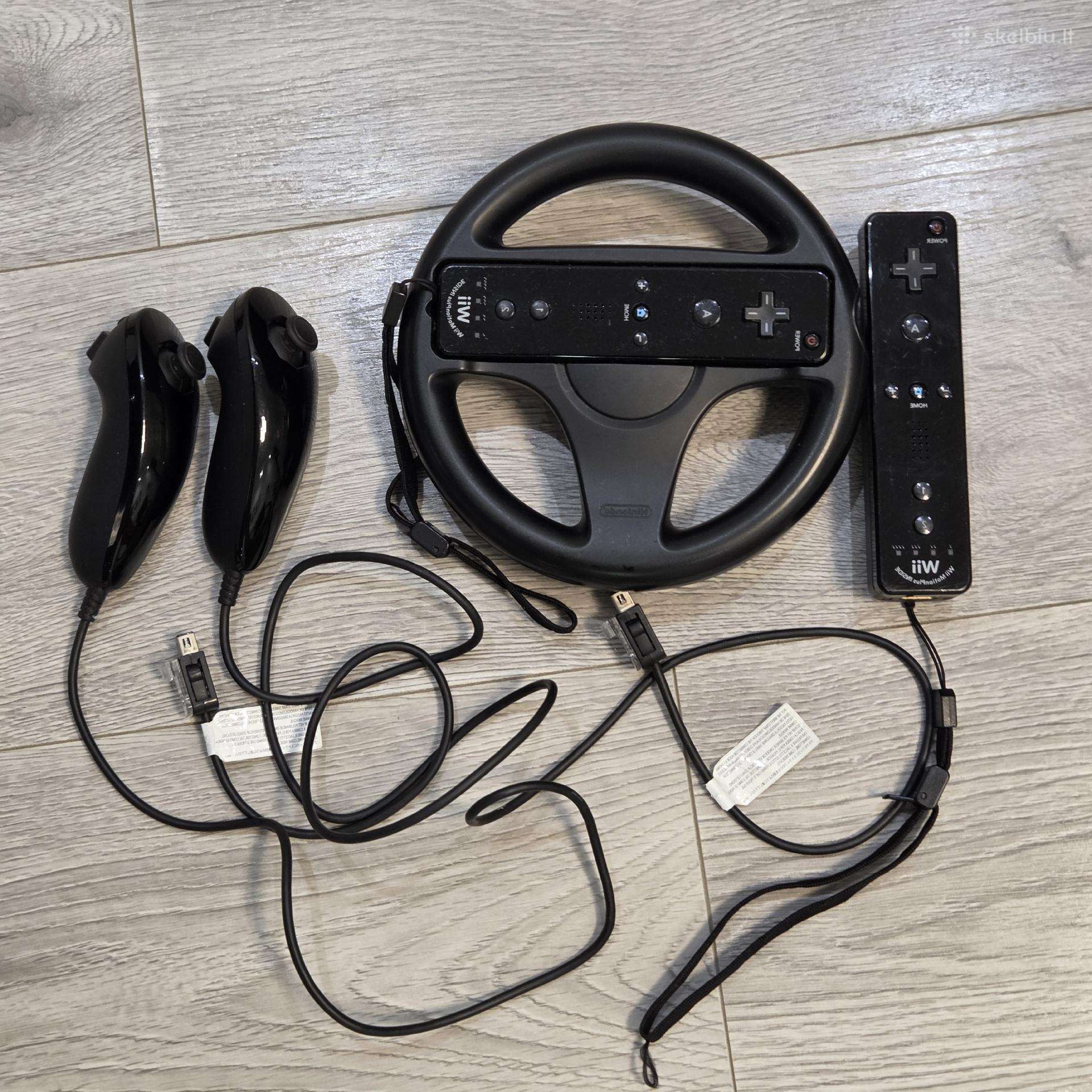 Nintendo Wii pultelių ir priedų rinkinys