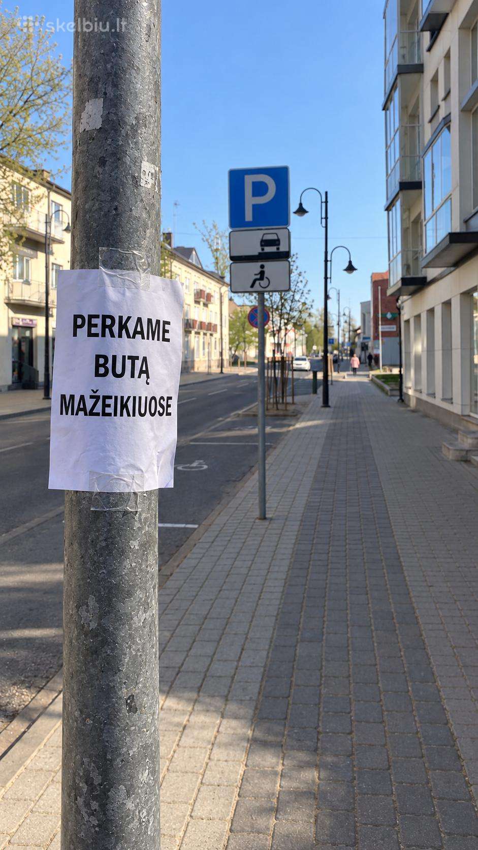 Ieškome buto!