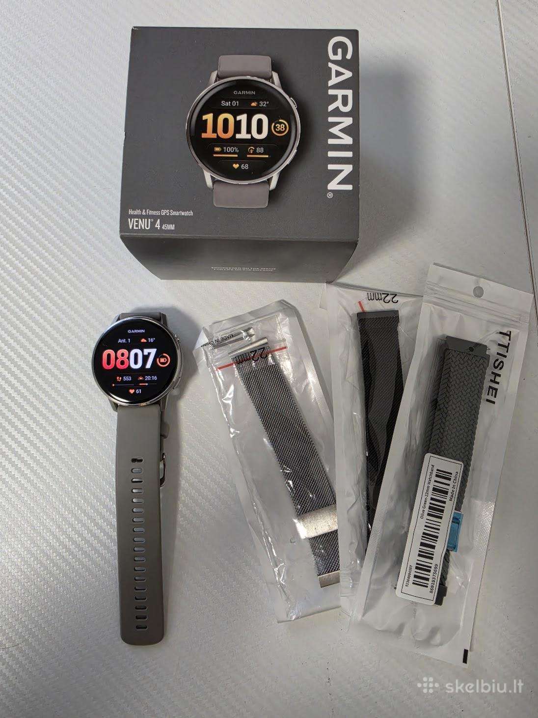 Garmin Venu 4 (45 mm, Silver)