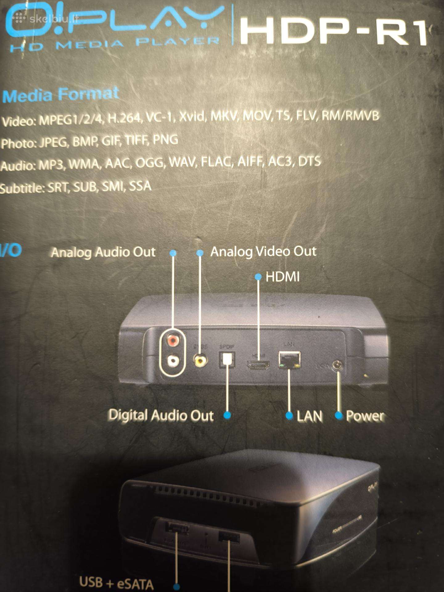 Video media atkurianti daugeli formatu