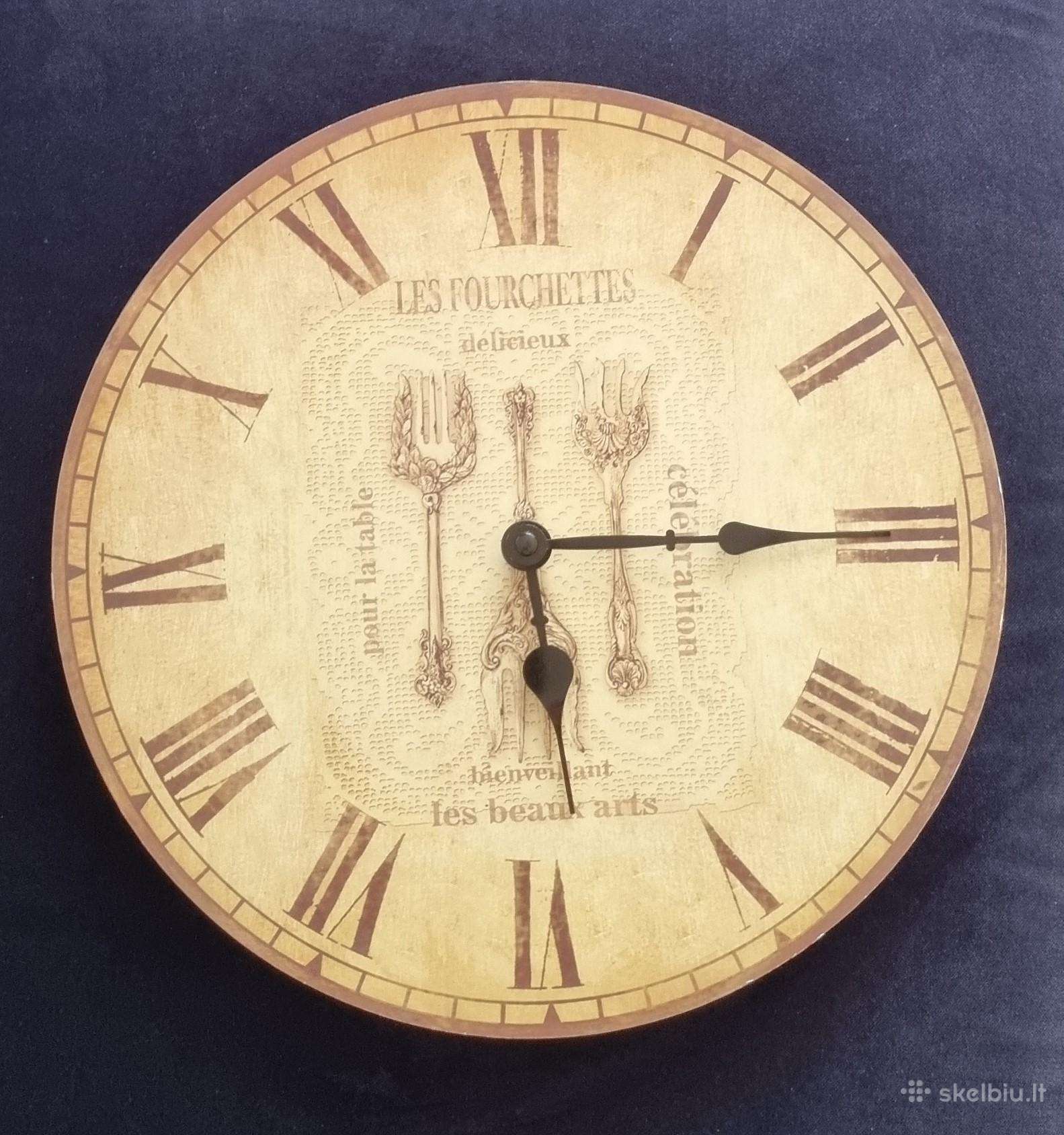 Sieninis laikrodis „Les Fourchettes“ – 32 cm, smėl