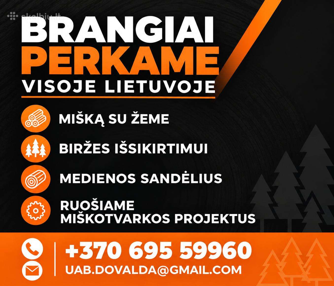 Brangiai Perkame Mišką, Birżes , Vėjovartas.