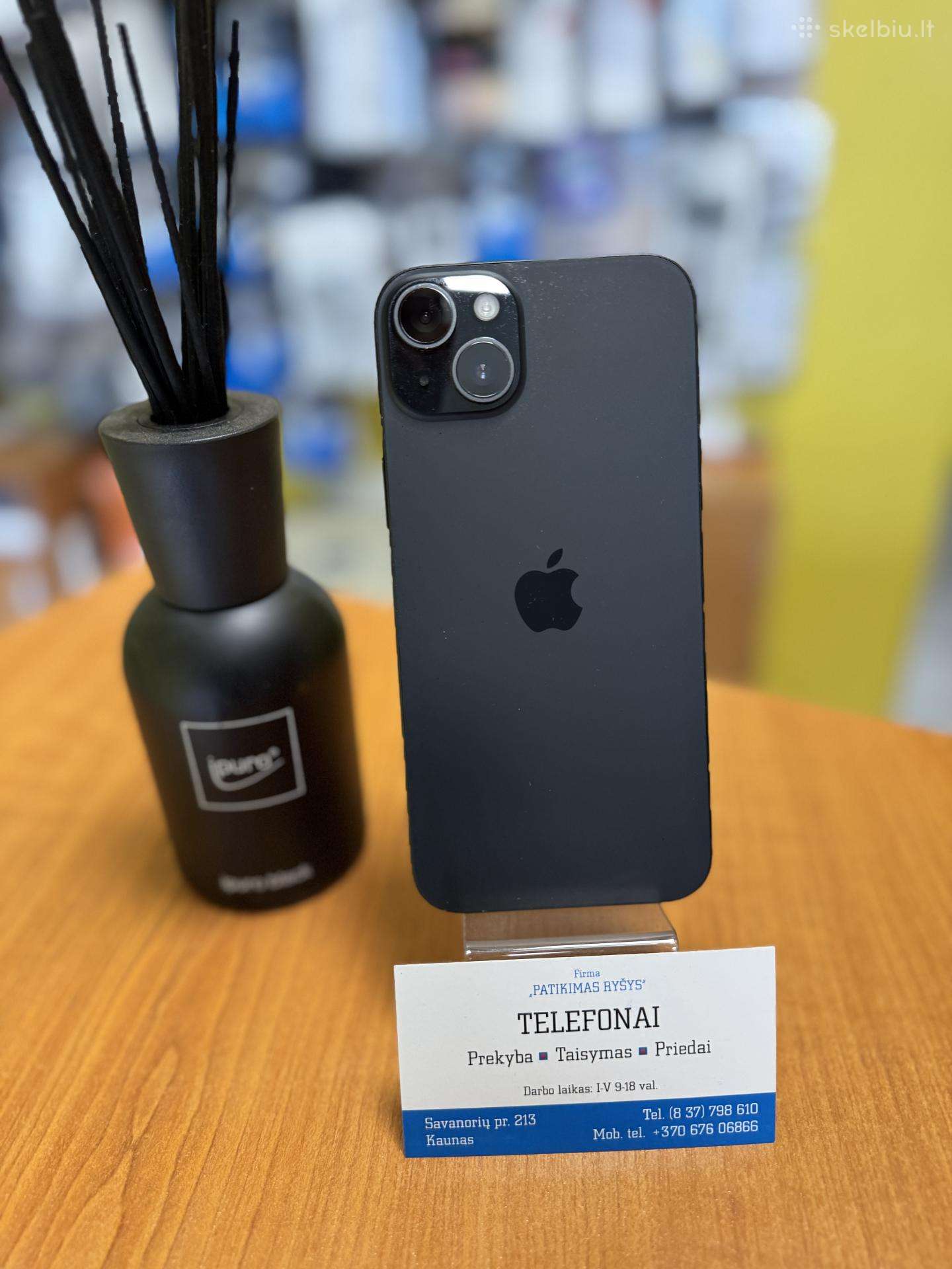 iPhone 15plus 128gb Black Su Garantija
