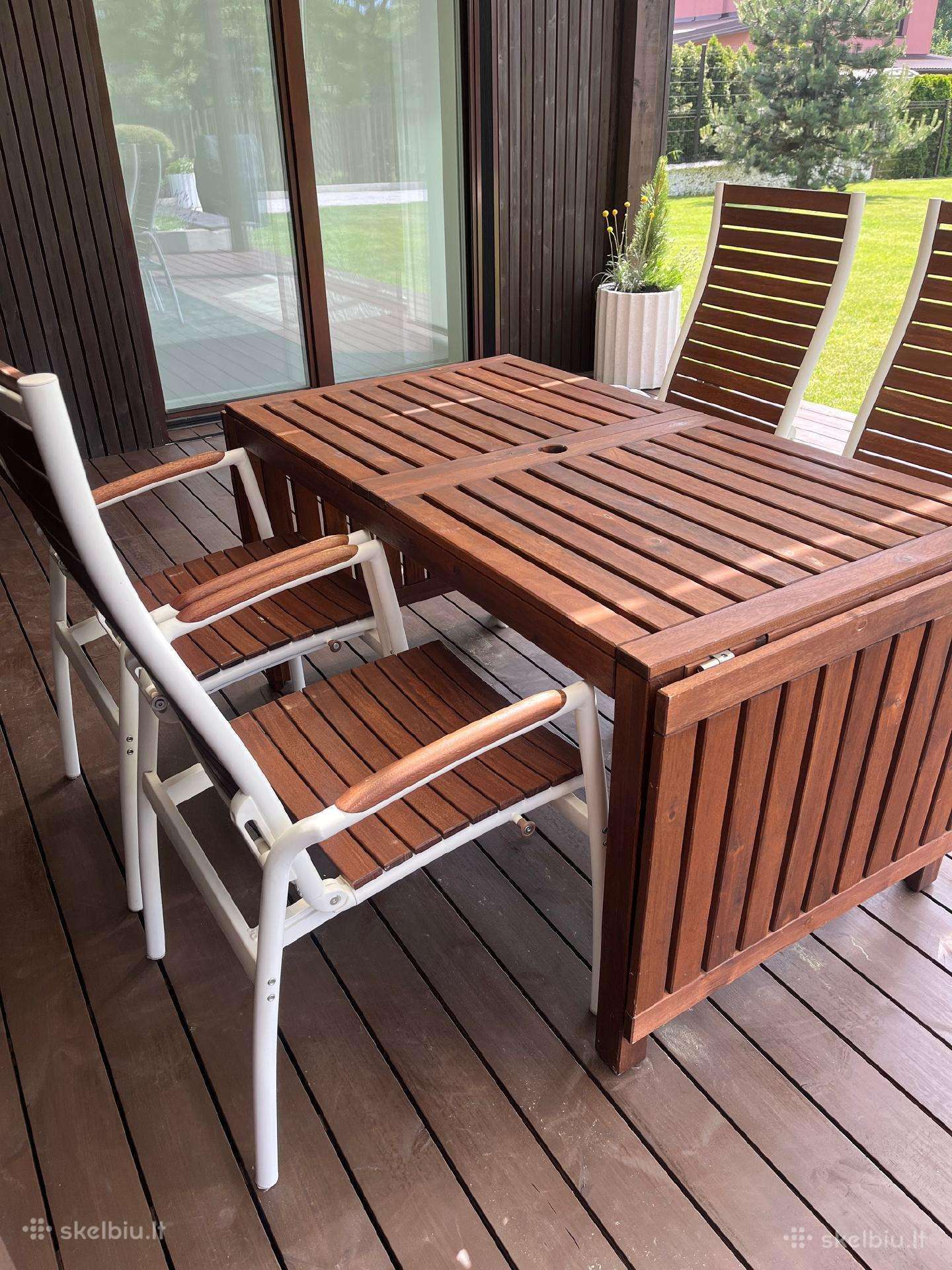 Ikea išskleidžiamas lauko stalas