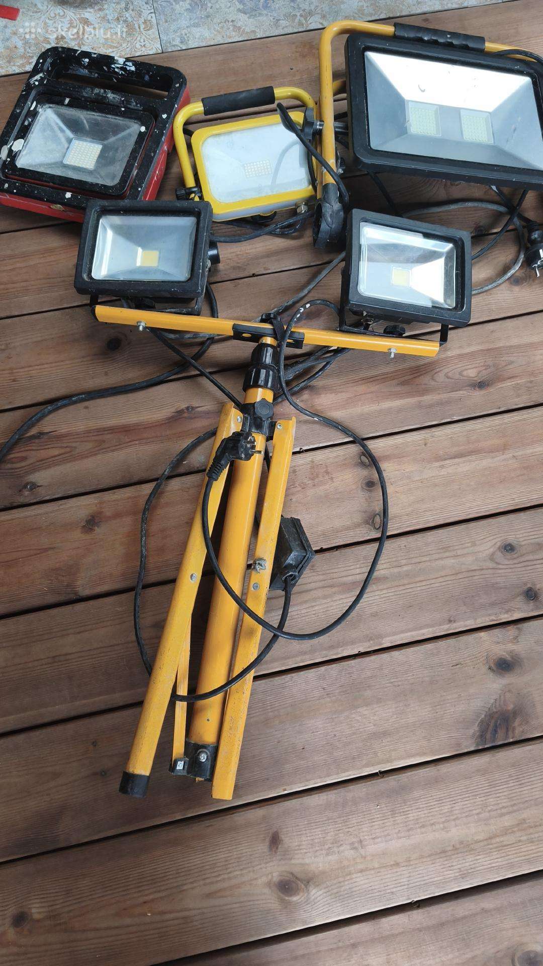 Statybines LED lempos