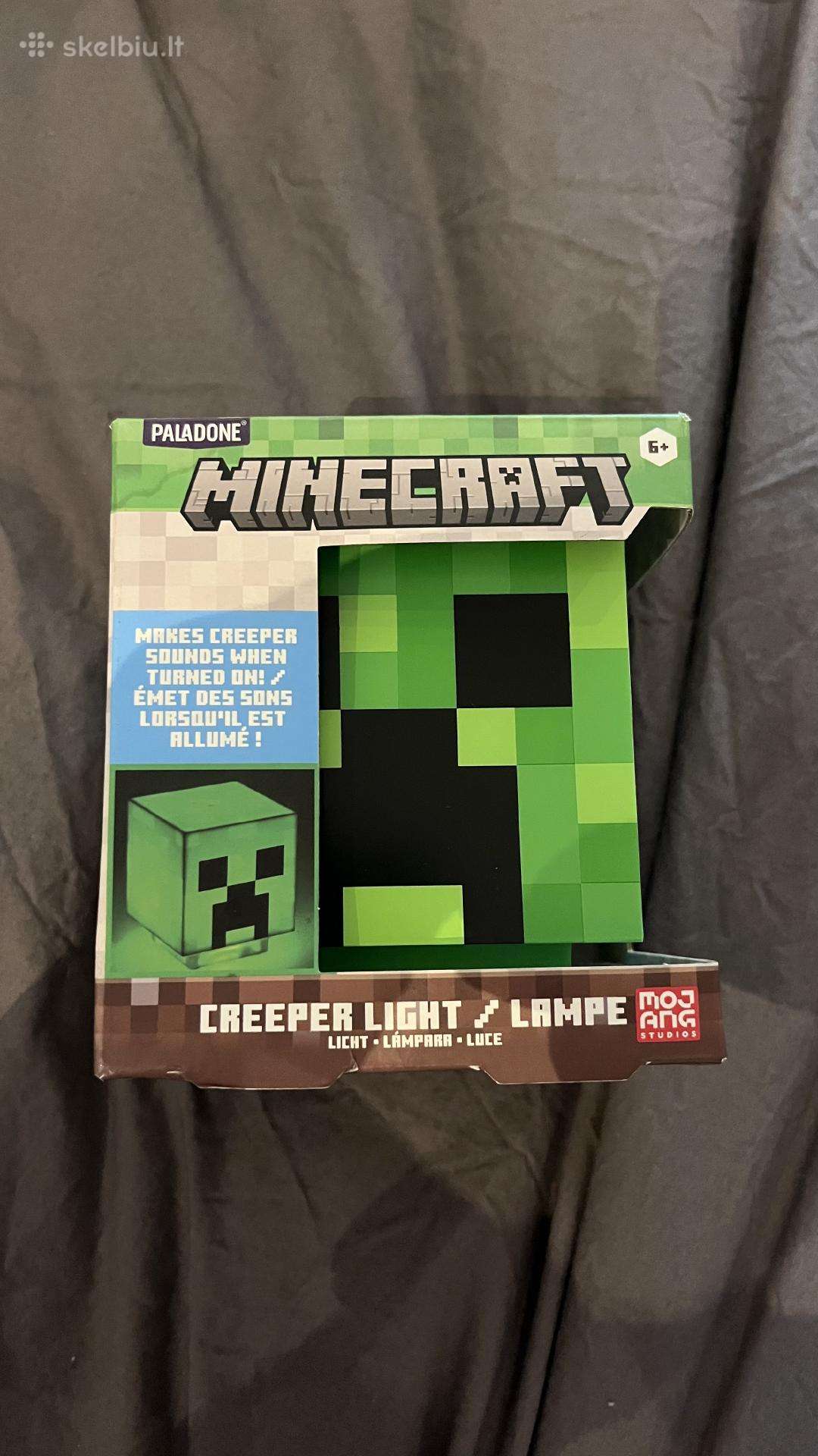 Minecraft Creeper Lempa