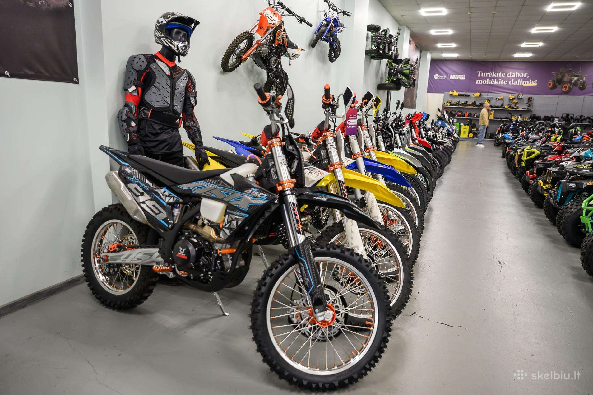 Krosiniai motociklai už geriausią kainą! 49-1000cc
